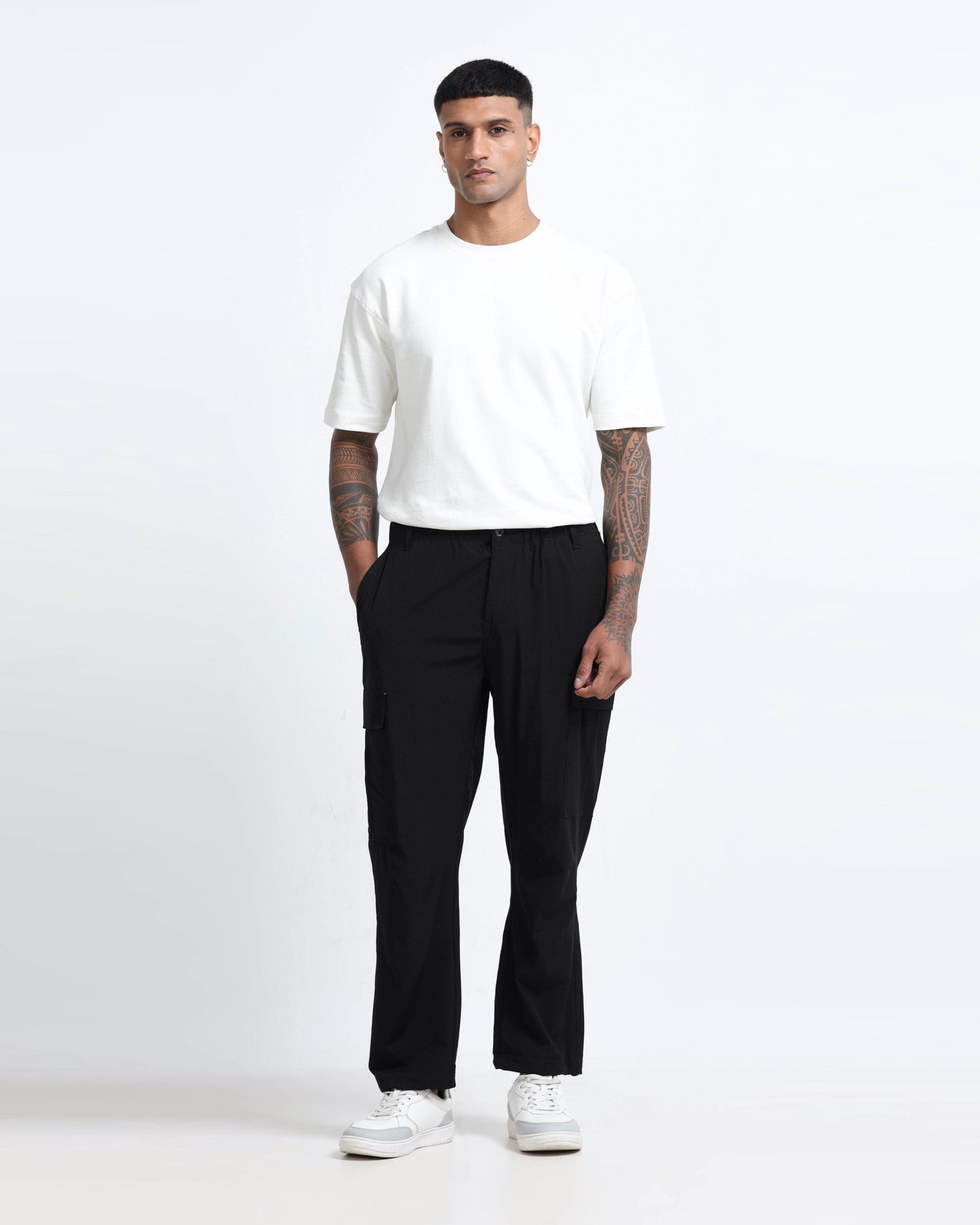 Travel Cargo Pants - Black