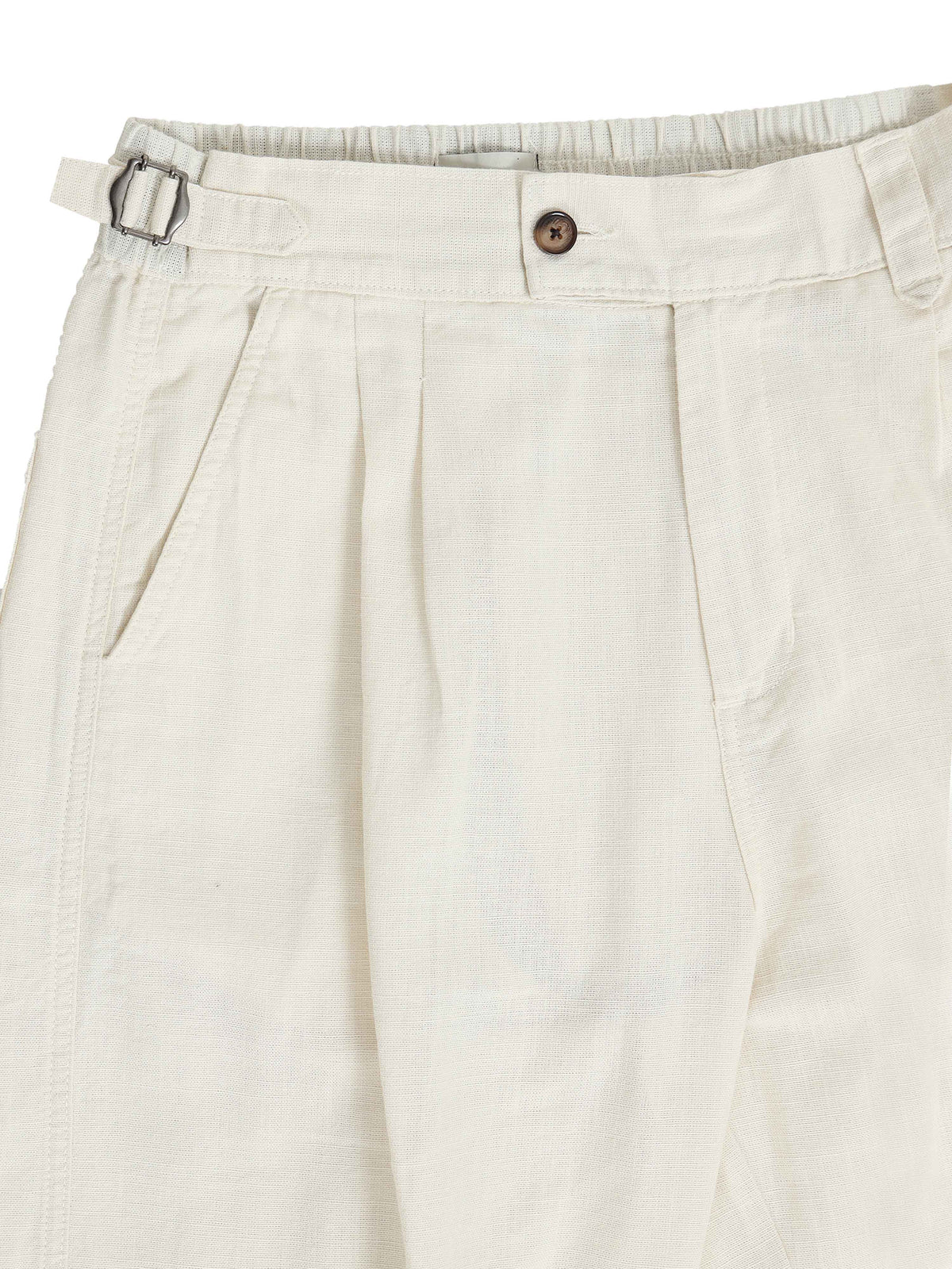Huntington Relaxed Trouser in Cream