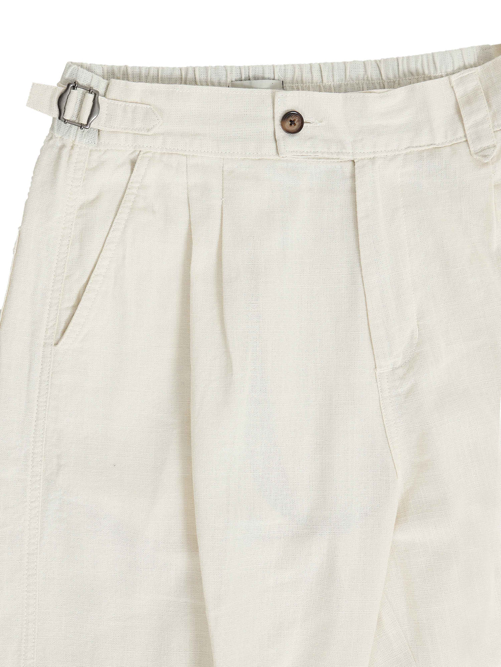 Huntington Relaxed Trouser in Cream