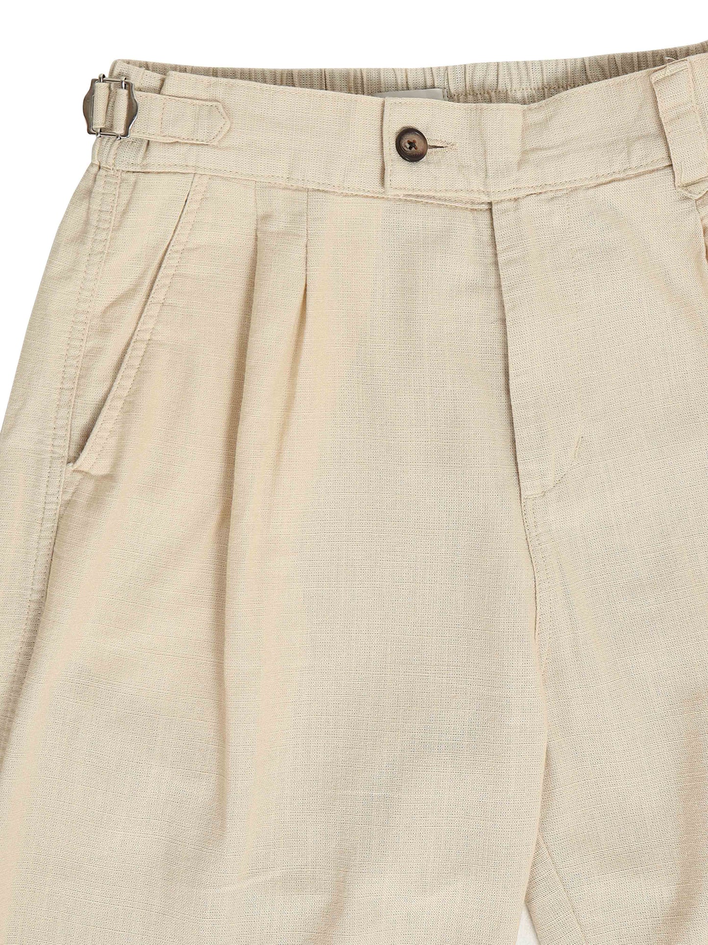 Huntington Relaxed Trouser in Beige