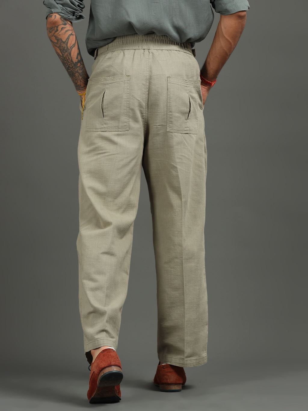 Huntington Relaxed Trouser in Pistachio