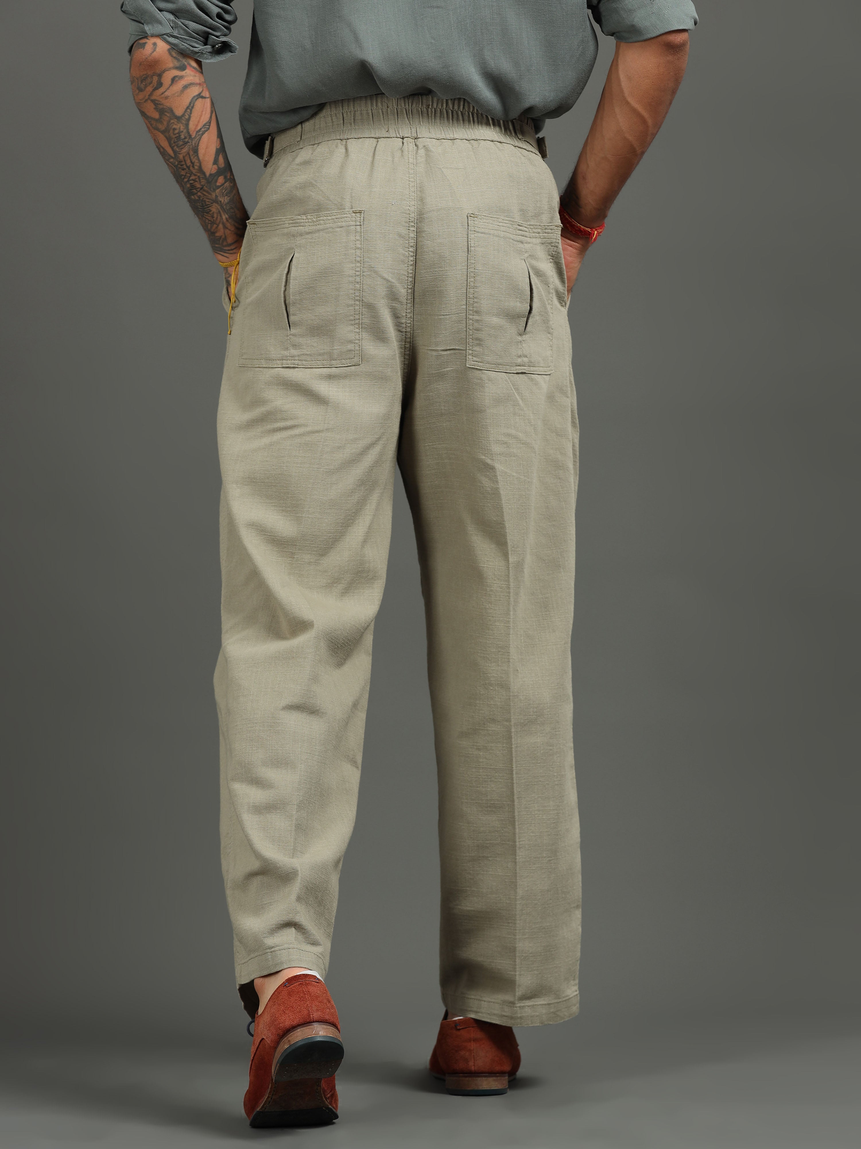 Huntington Relaxed Trouser in Pistachio