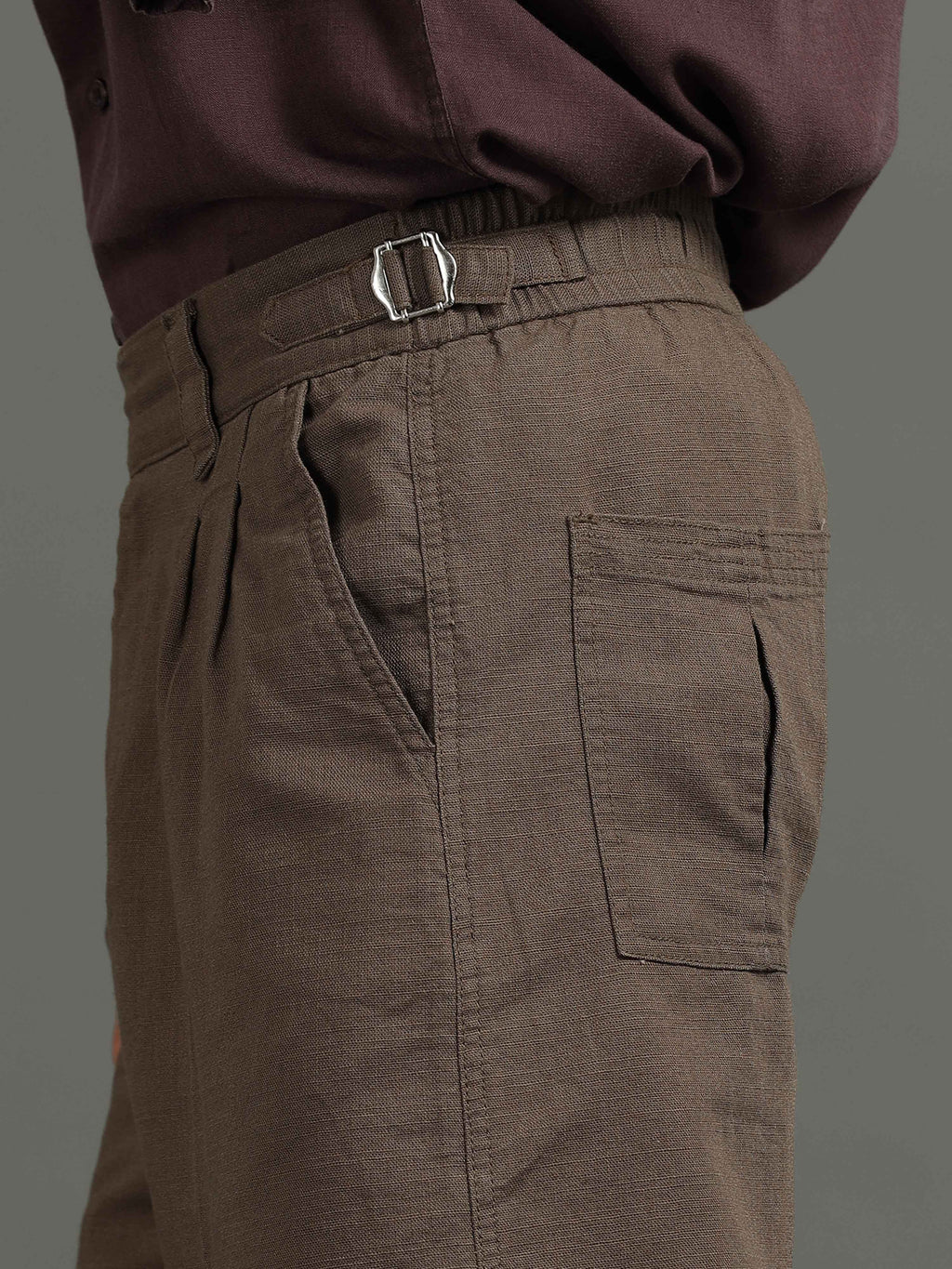 Huntington Relaxed Trouser in Brown