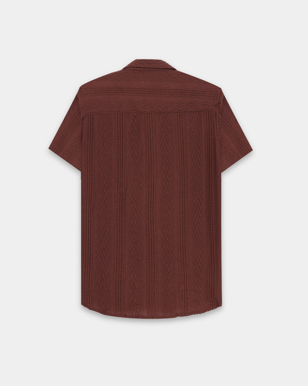 WAVE Burgundy Knit Shirt