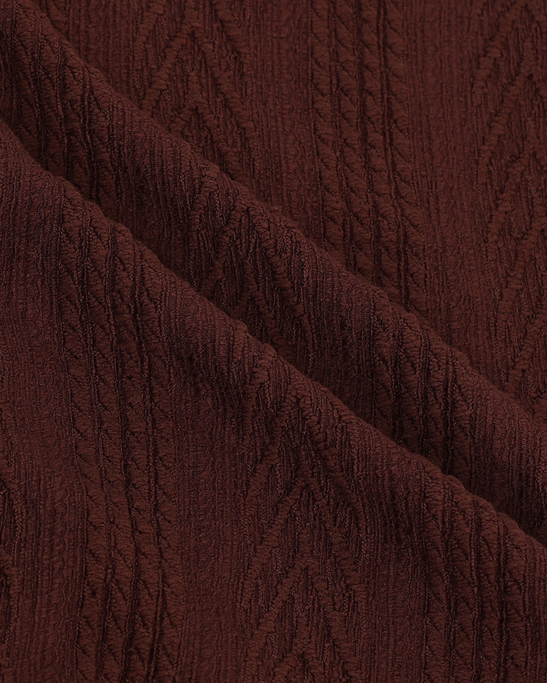 WAVE Burgundy Knit Shirt