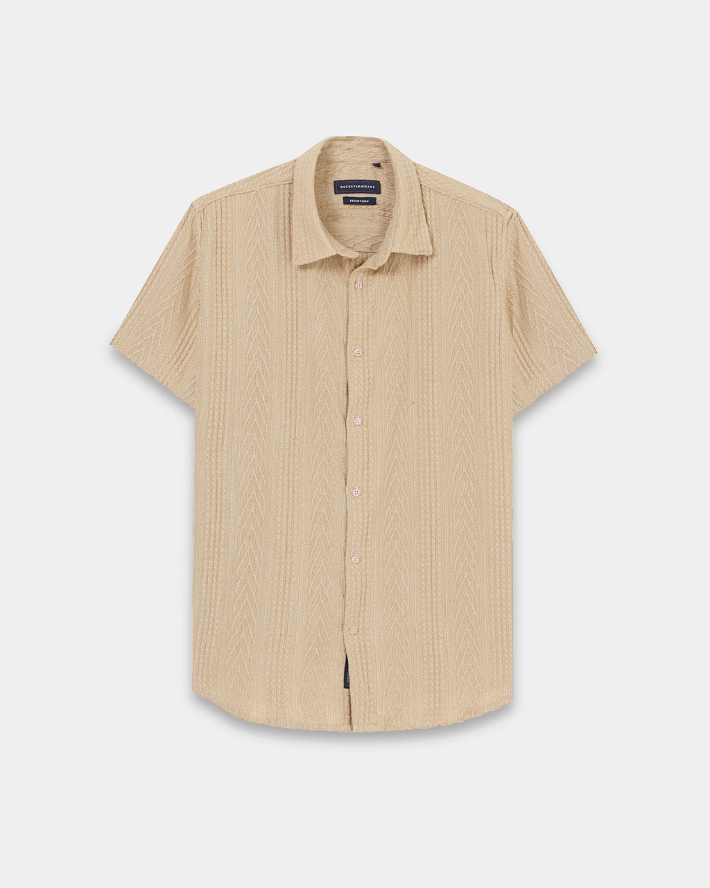 WAVE Beige Knit Shirt