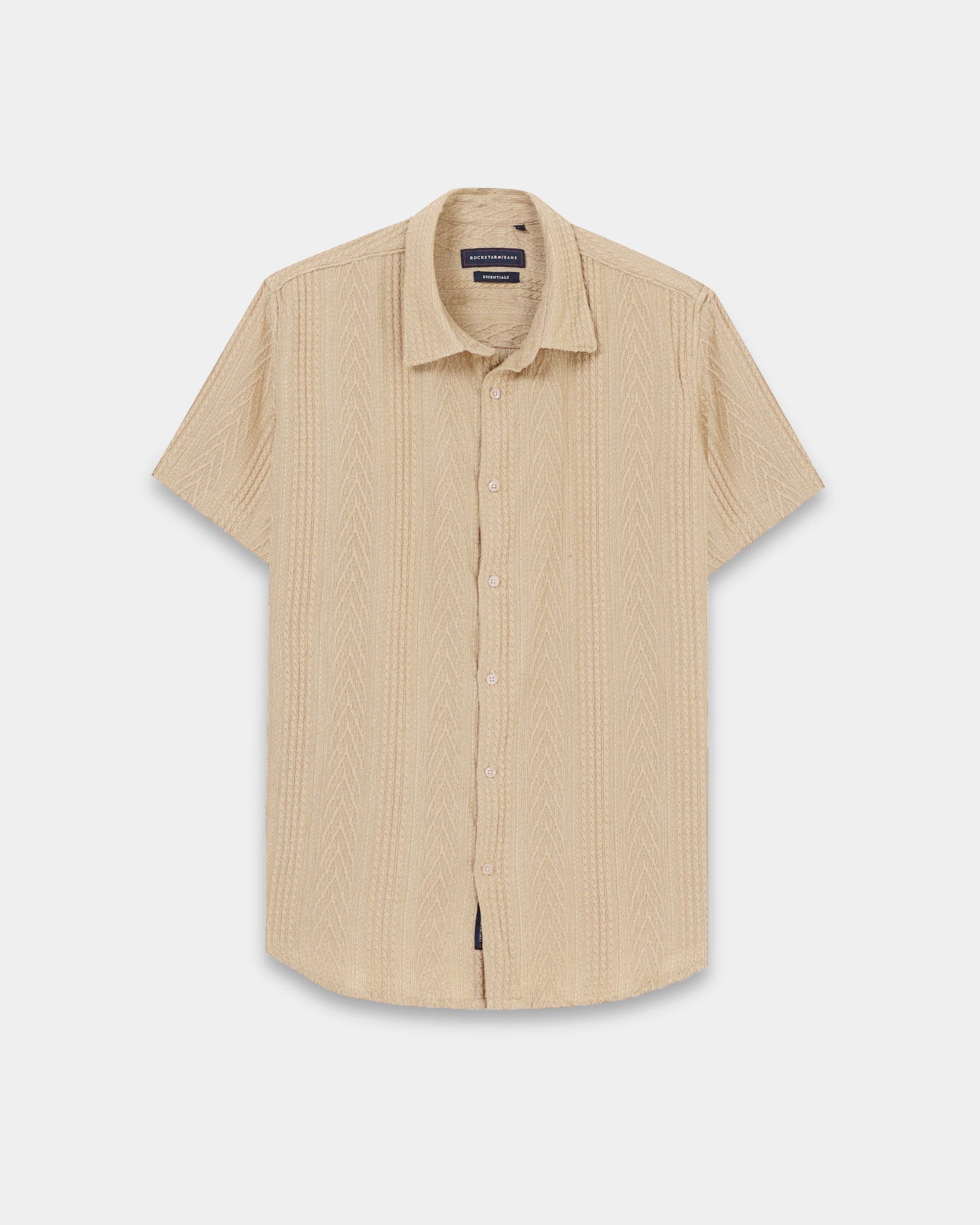 WAVE Beige Knit Shirt