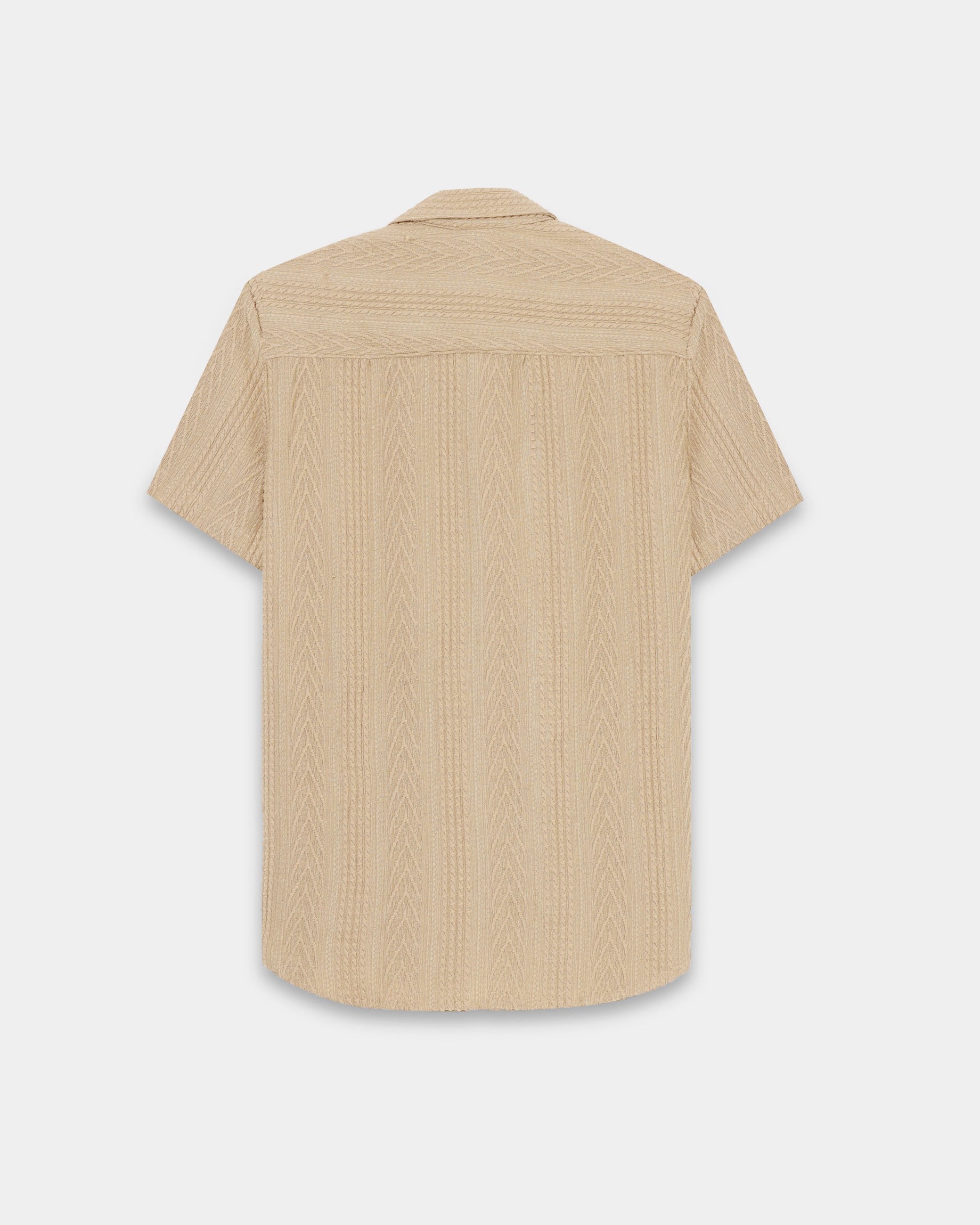 WAVE Beige Knit Shirt