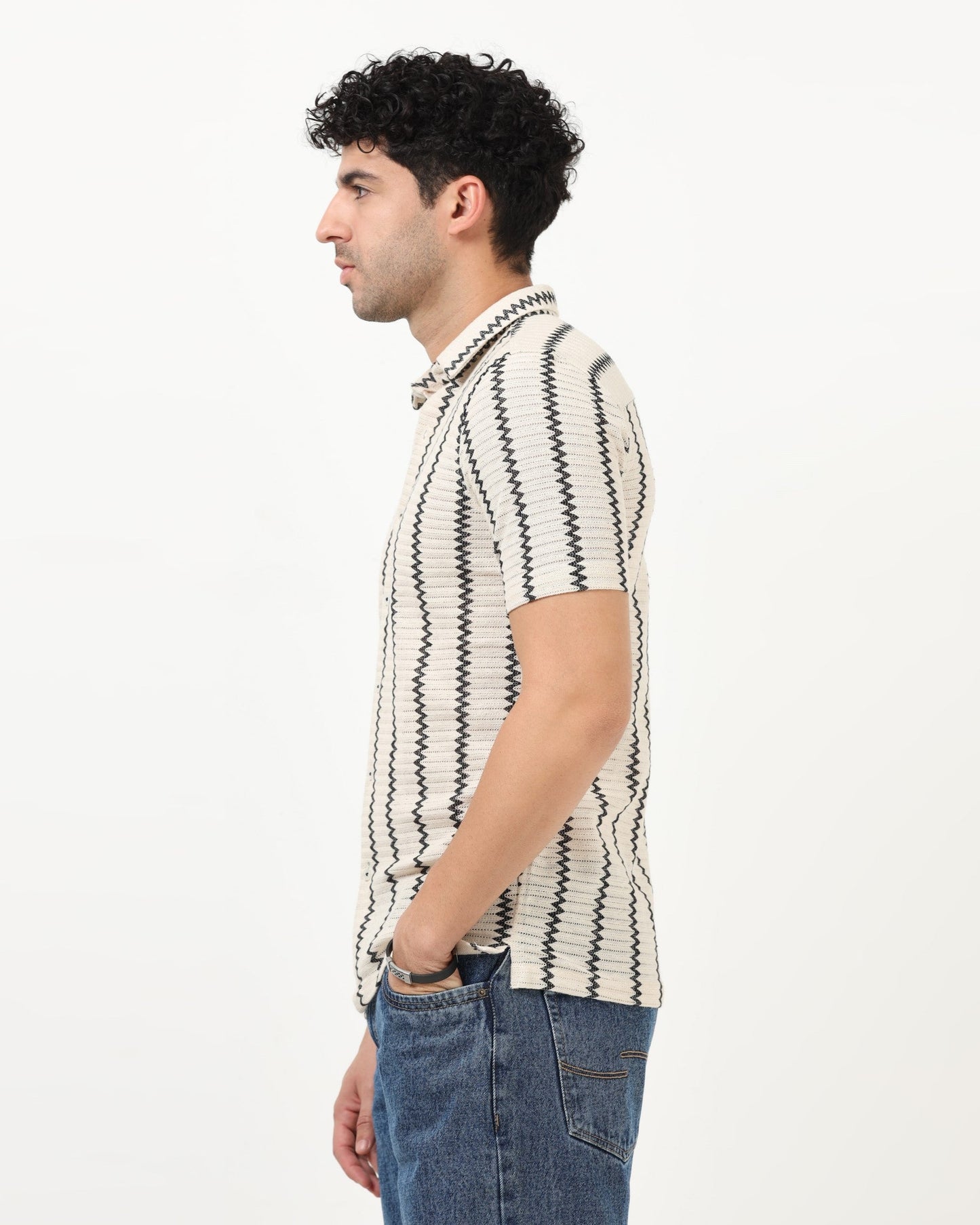 DUNE Black Zigline Shirt
