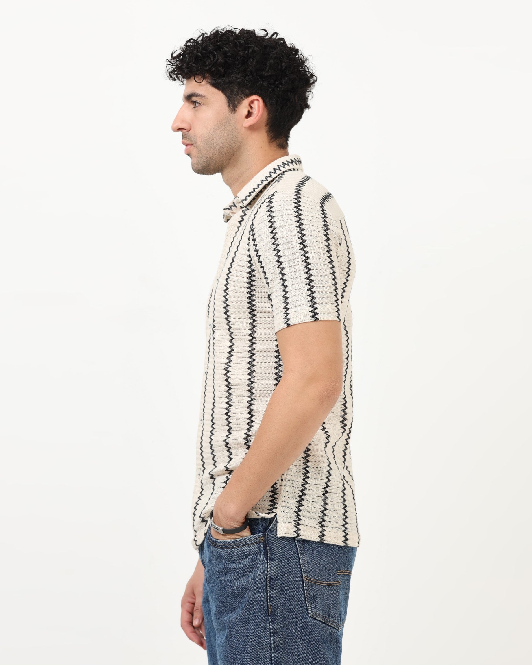 DUNE Black Zigline Shirt