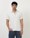 HALO White Knit Shirt