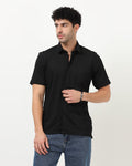 HALO Black Knit Shirt