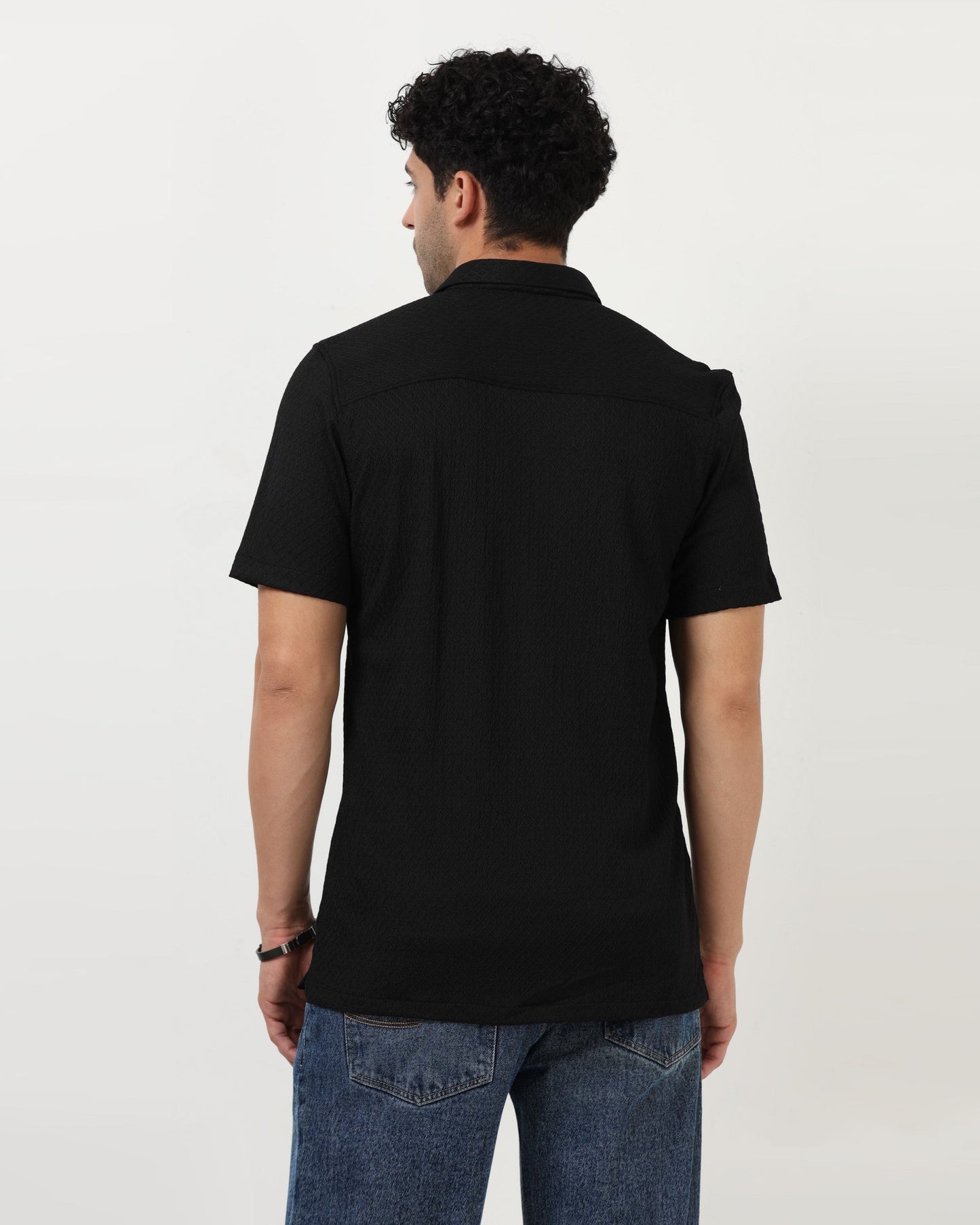 HALO Black Knit Shirt
