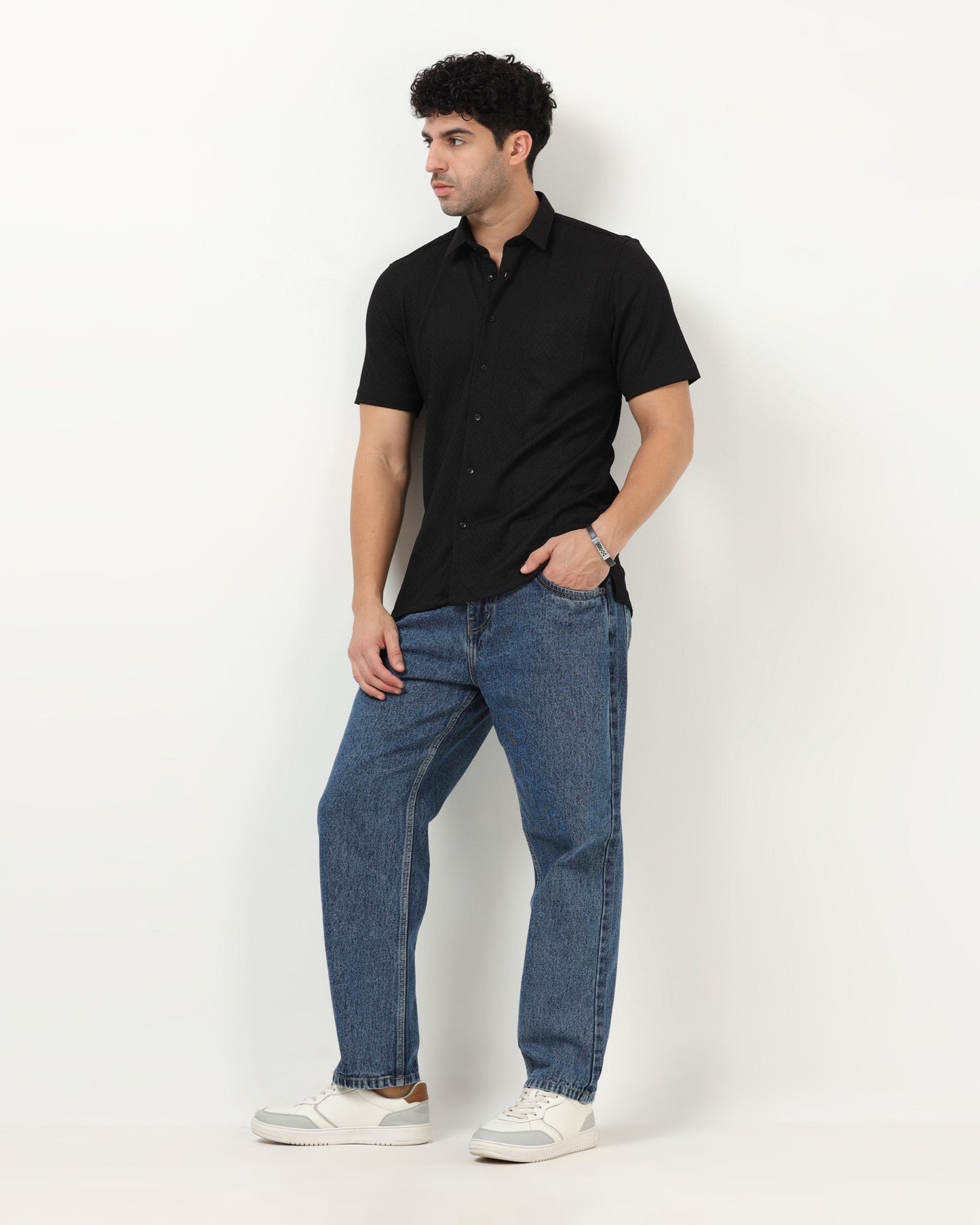 HALO Black Knit Shirt