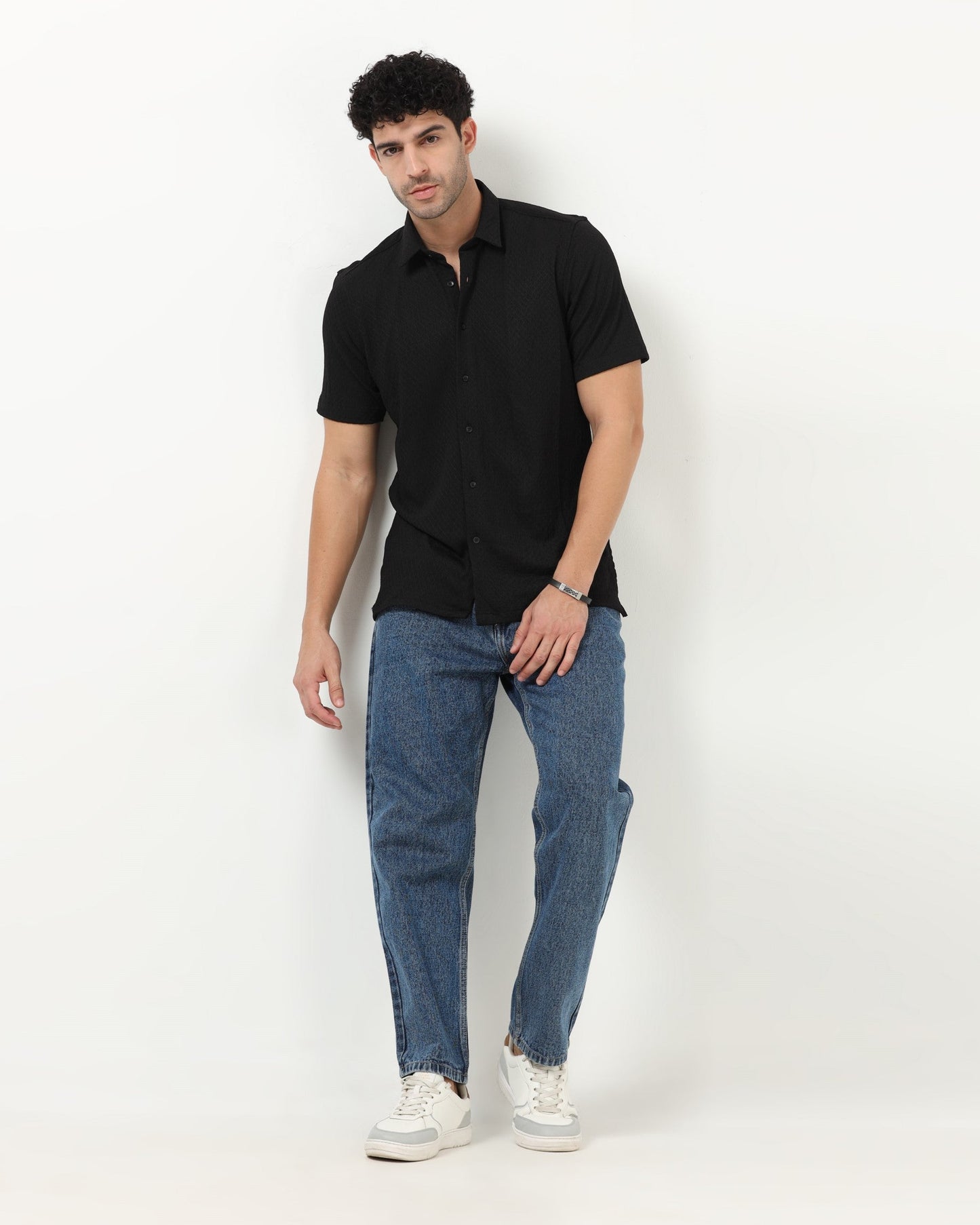 HALO Black Knit Shirt