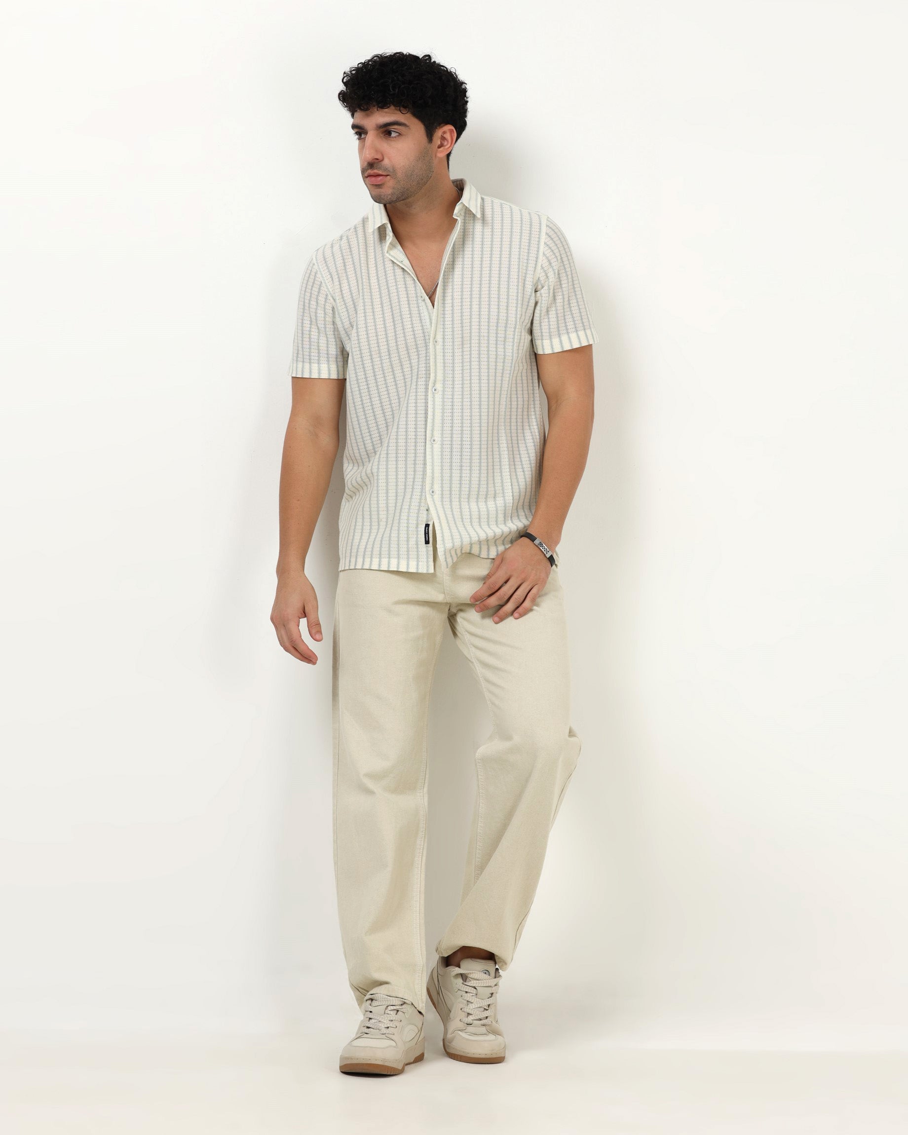 NOIR Light Blue Line Shirt