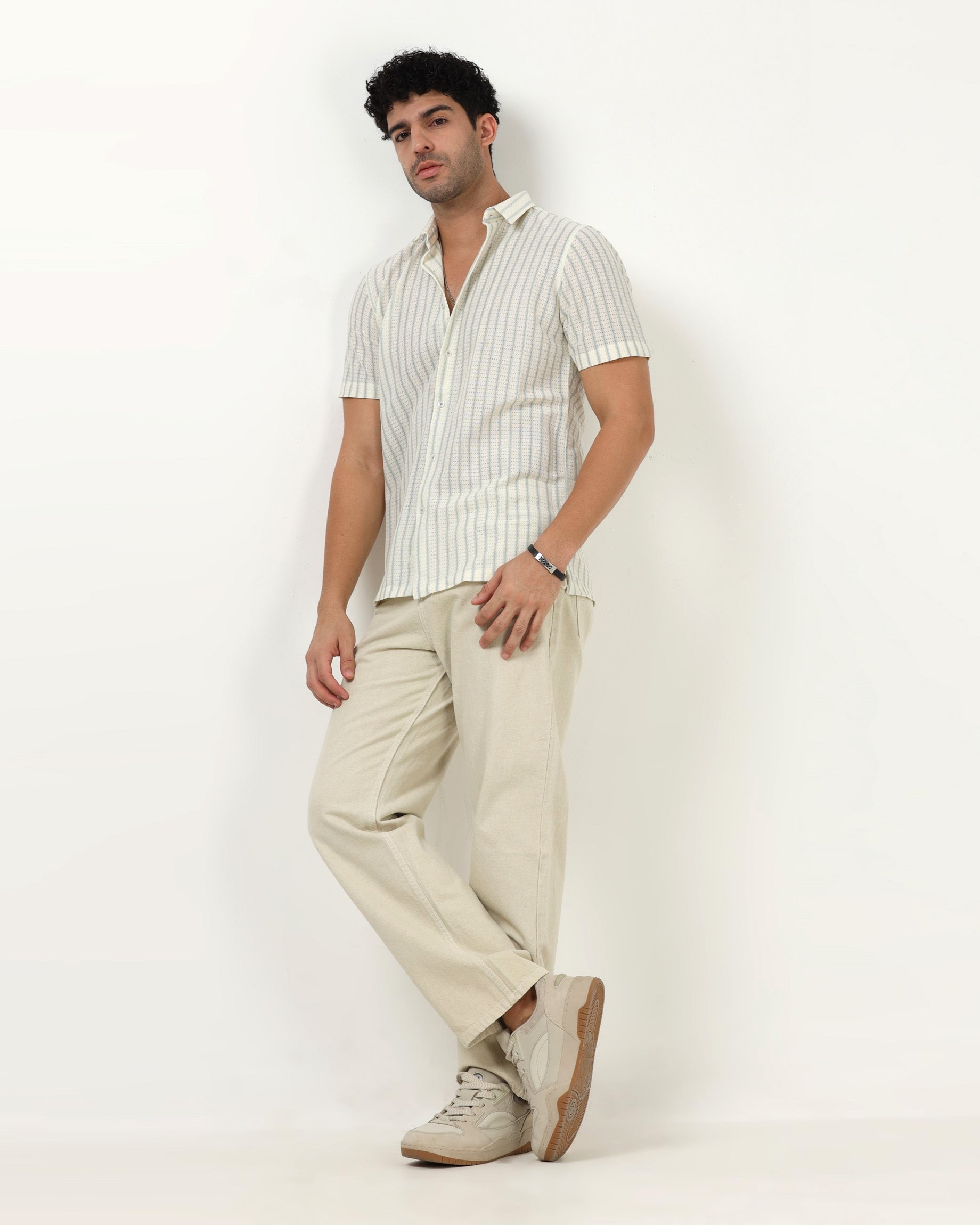 NOIR Light Blue Line Shirt