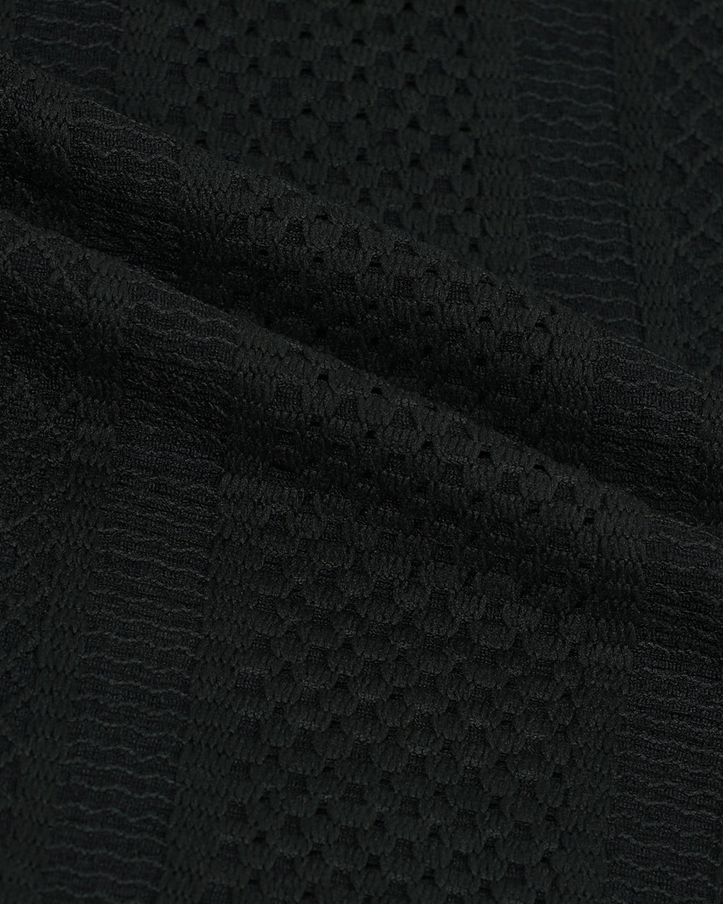 AETHER Dark Green Mesh Knit shirt