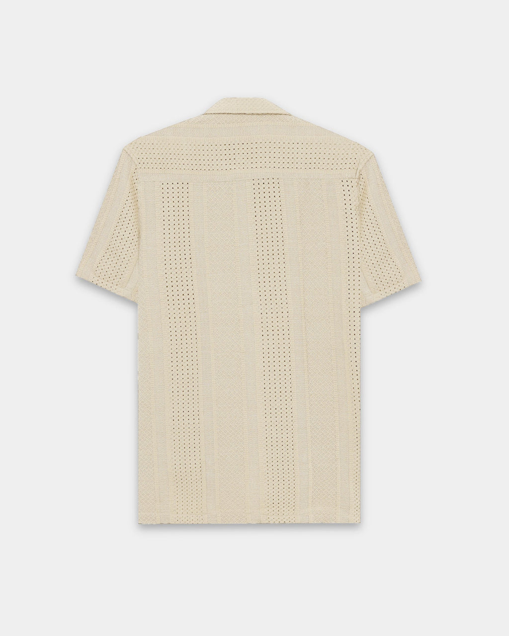 AETHER Beige Mesh Knit shirt