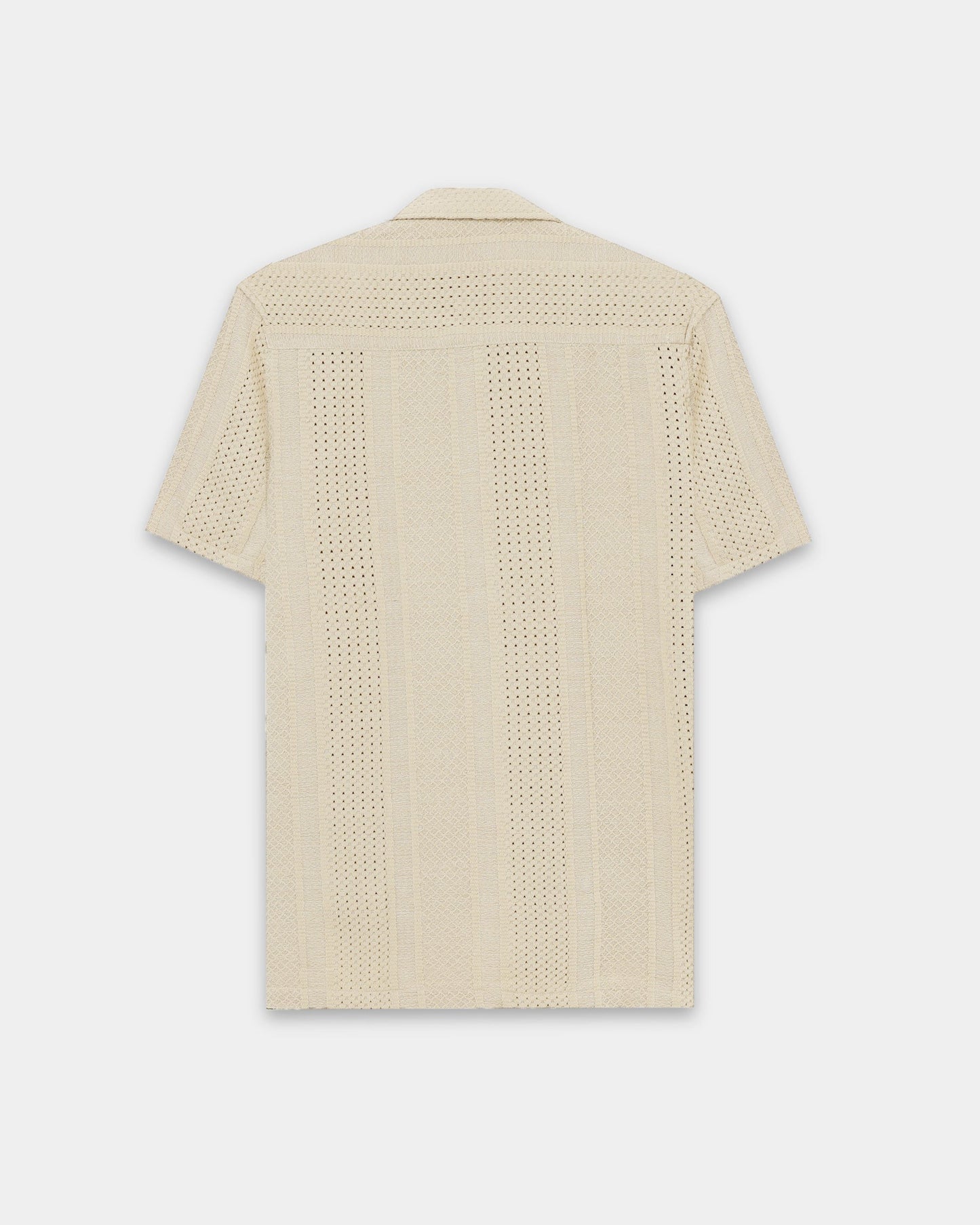 AETHER Beige Mesh Knit shirt