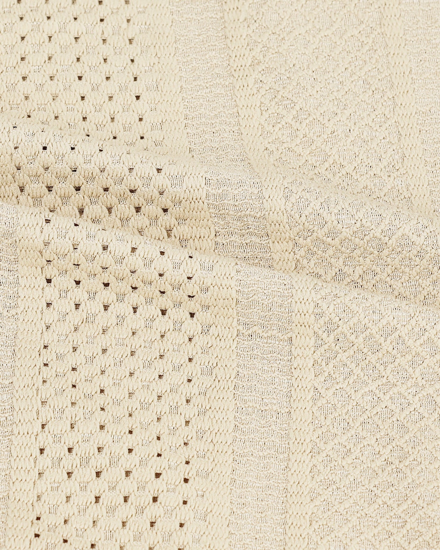 AETHER Beige Mesh Knit shirt