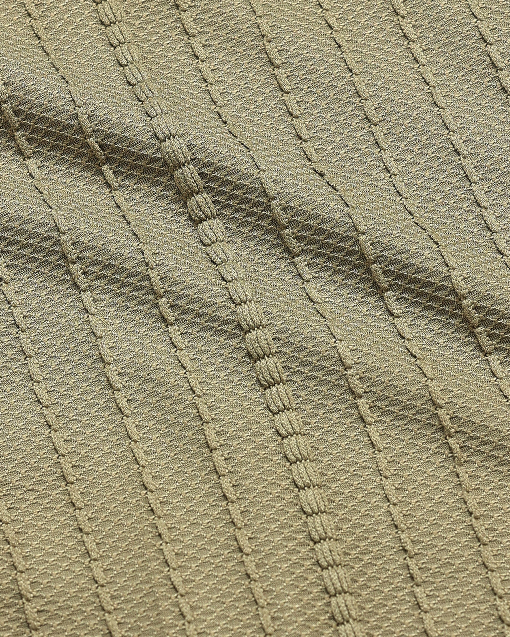 VERTIX Green Textured Knit Shirt