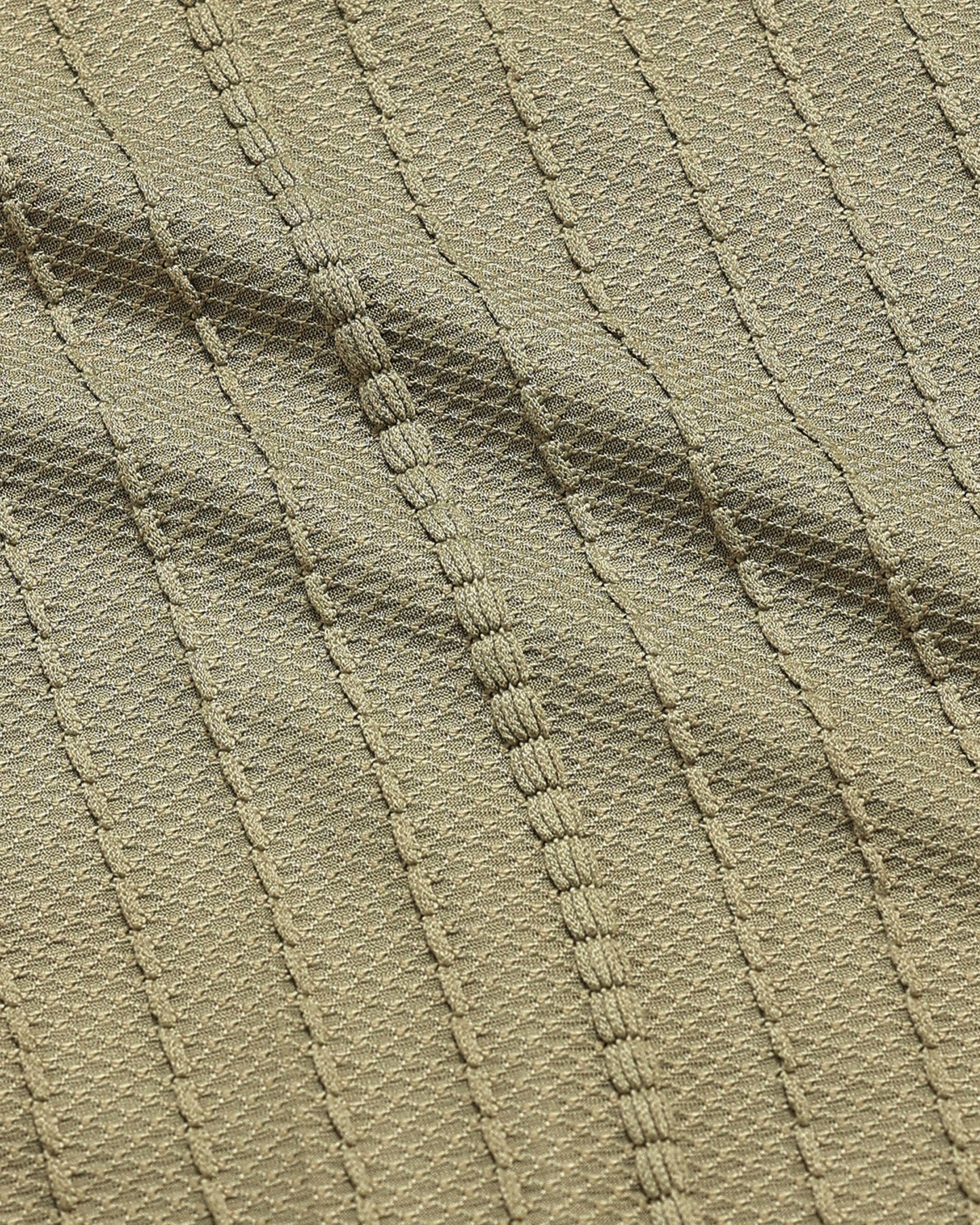VERTIX Green Textured Knit Shirt