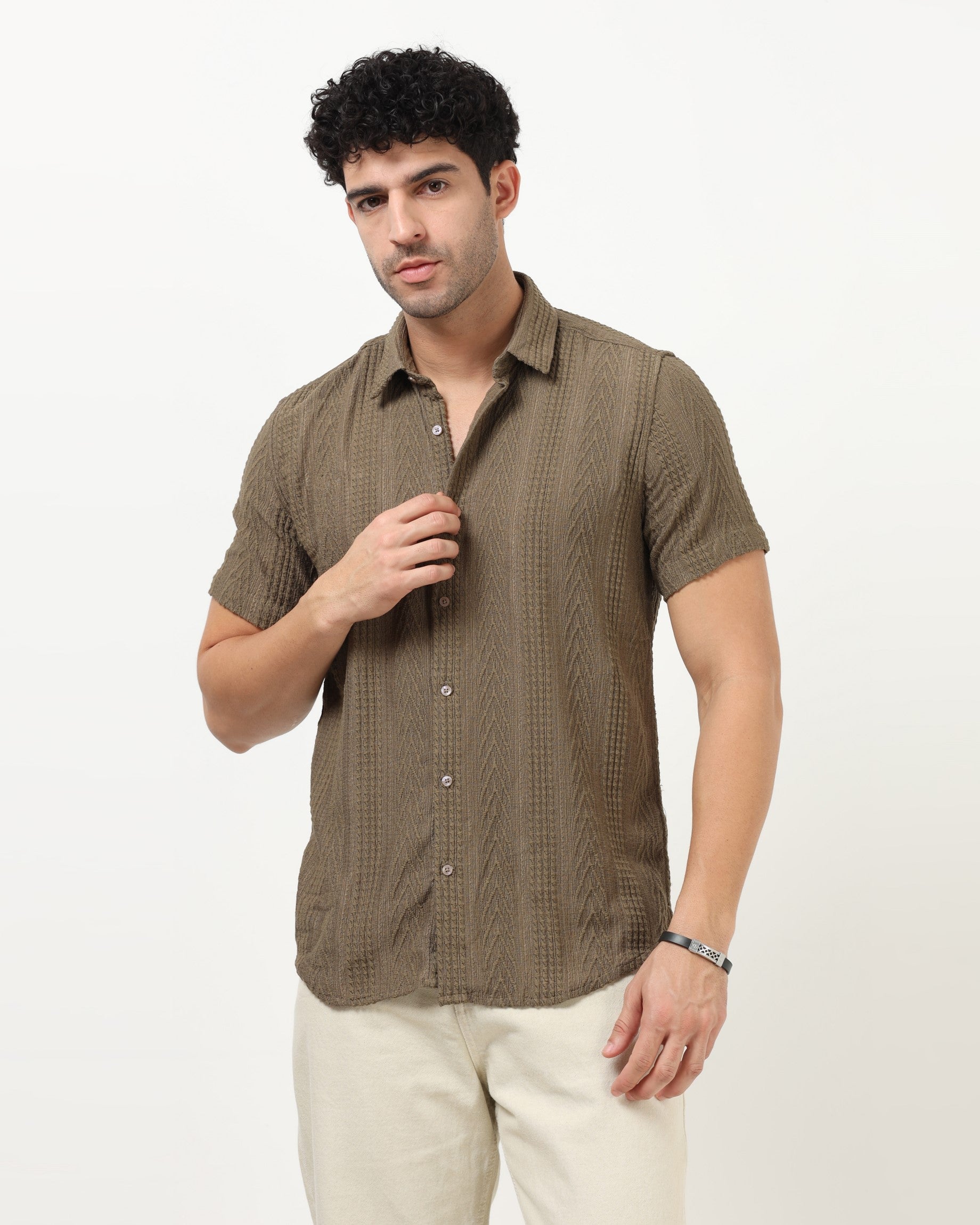 WAVE Green Knit Shirt