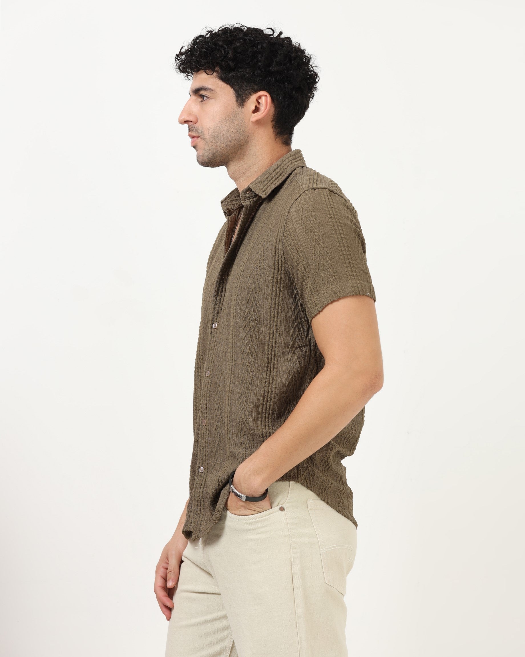 WAVE Green Knit Shirt