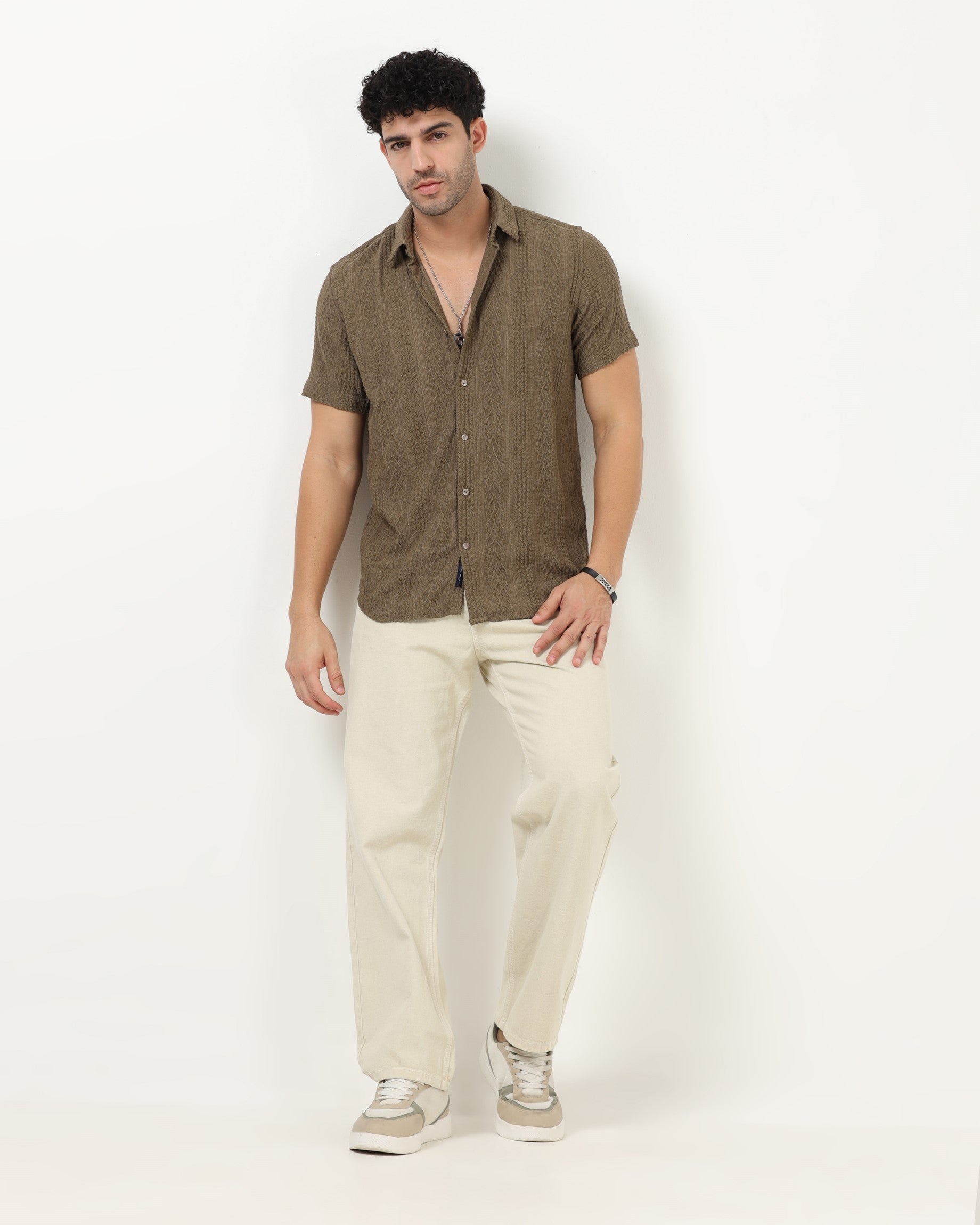 WAVE Green Knit Shirt