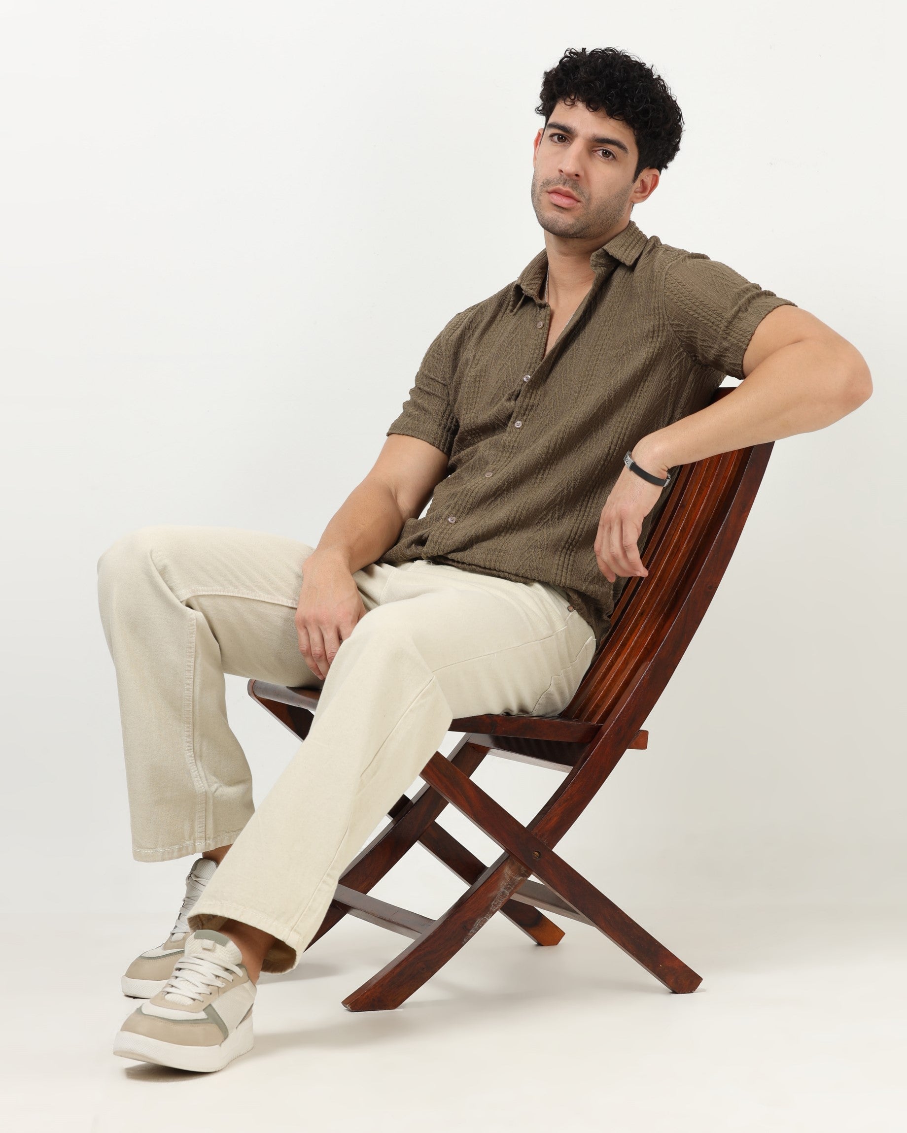 WAVE Green Knit Shirt