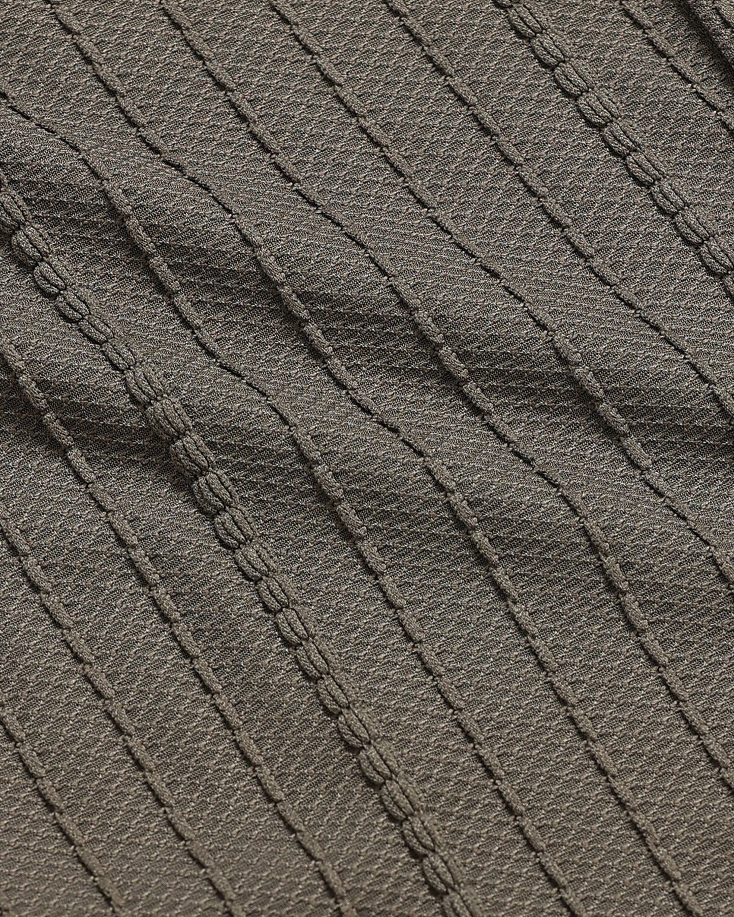 VERTIX Dark Green Textured Knit Shirt