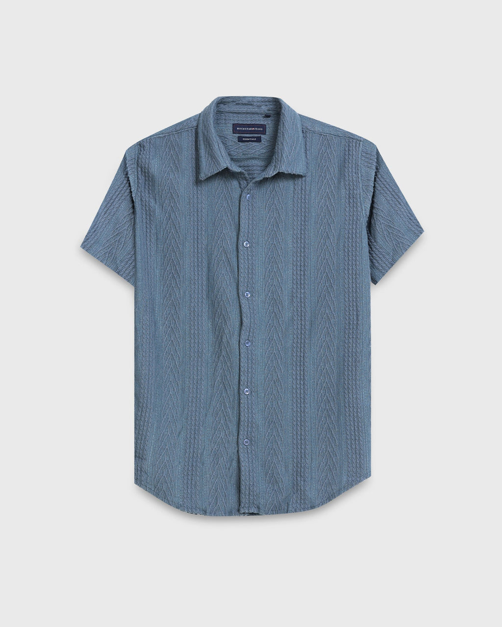 WAVE Blue Knit Shirt
