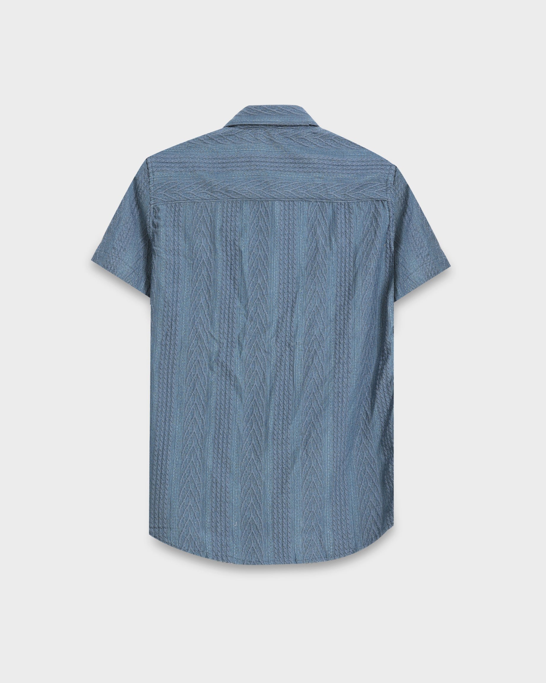 WAVE Blue Knit Shirt