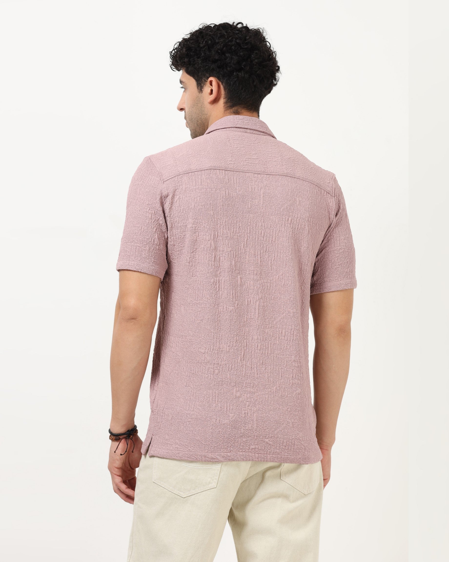 FOAM Lavender Textured Shirt