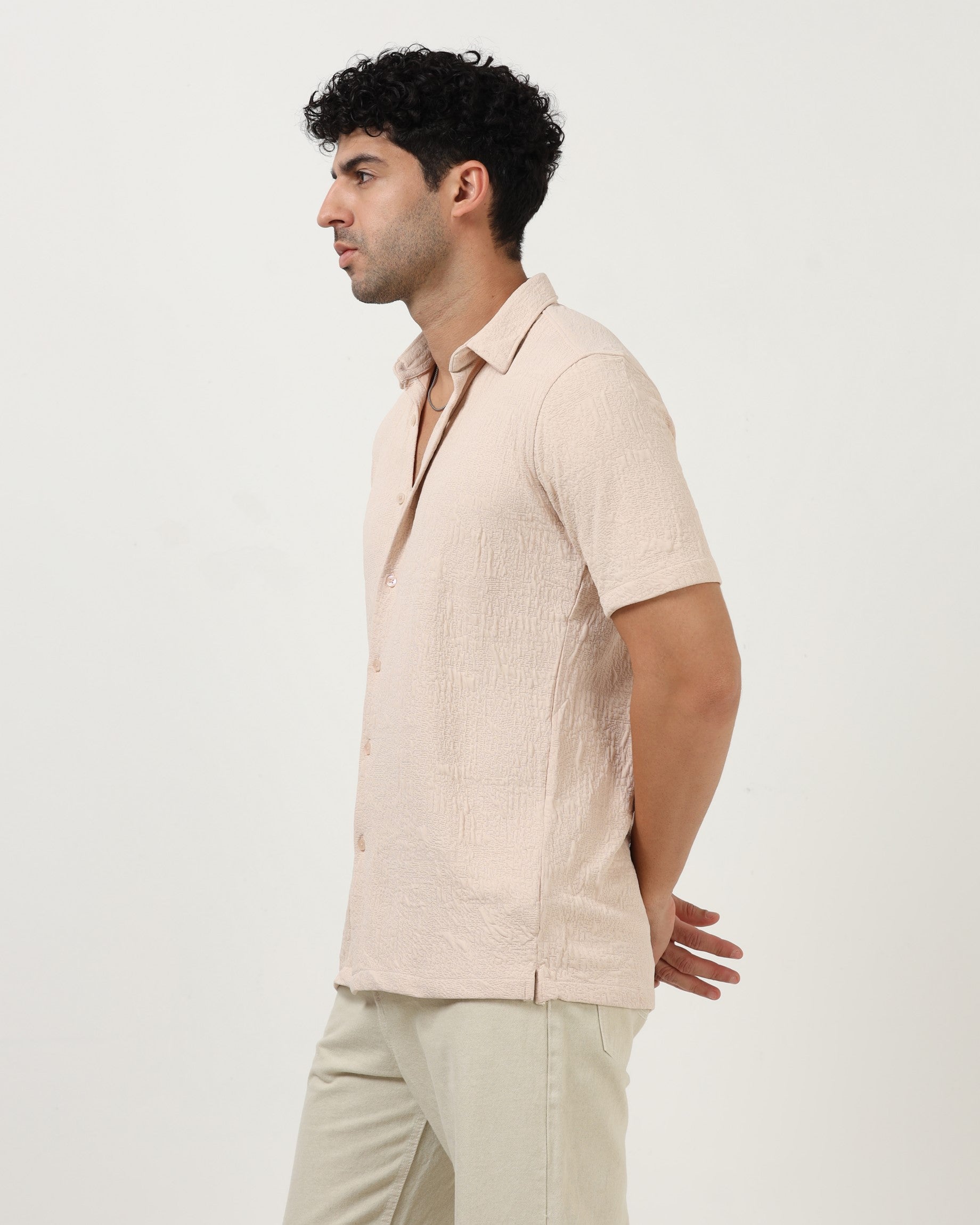 FOAM Ivory Textured Shirt