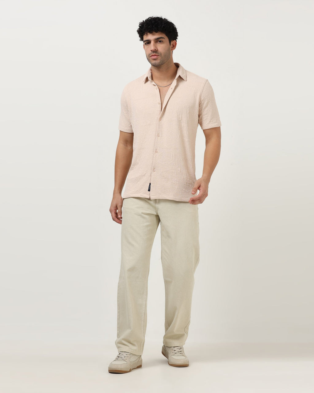 FOAM Ivory Textured Shirt