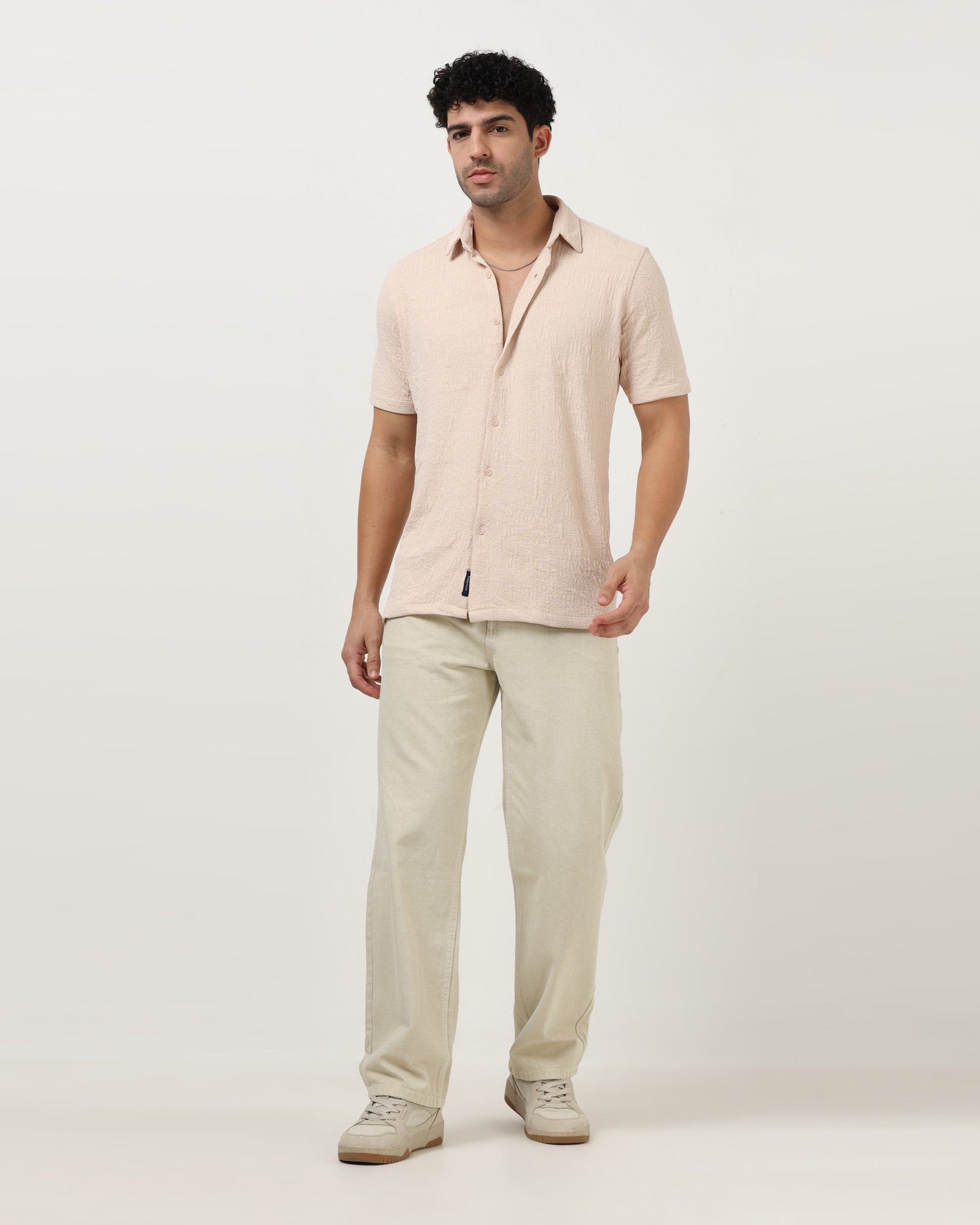 FOAM Ivory Textured Shirt