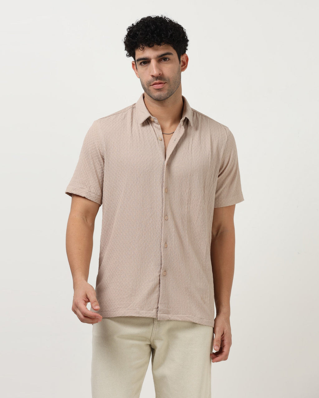 HALO Beige Knit Shirt