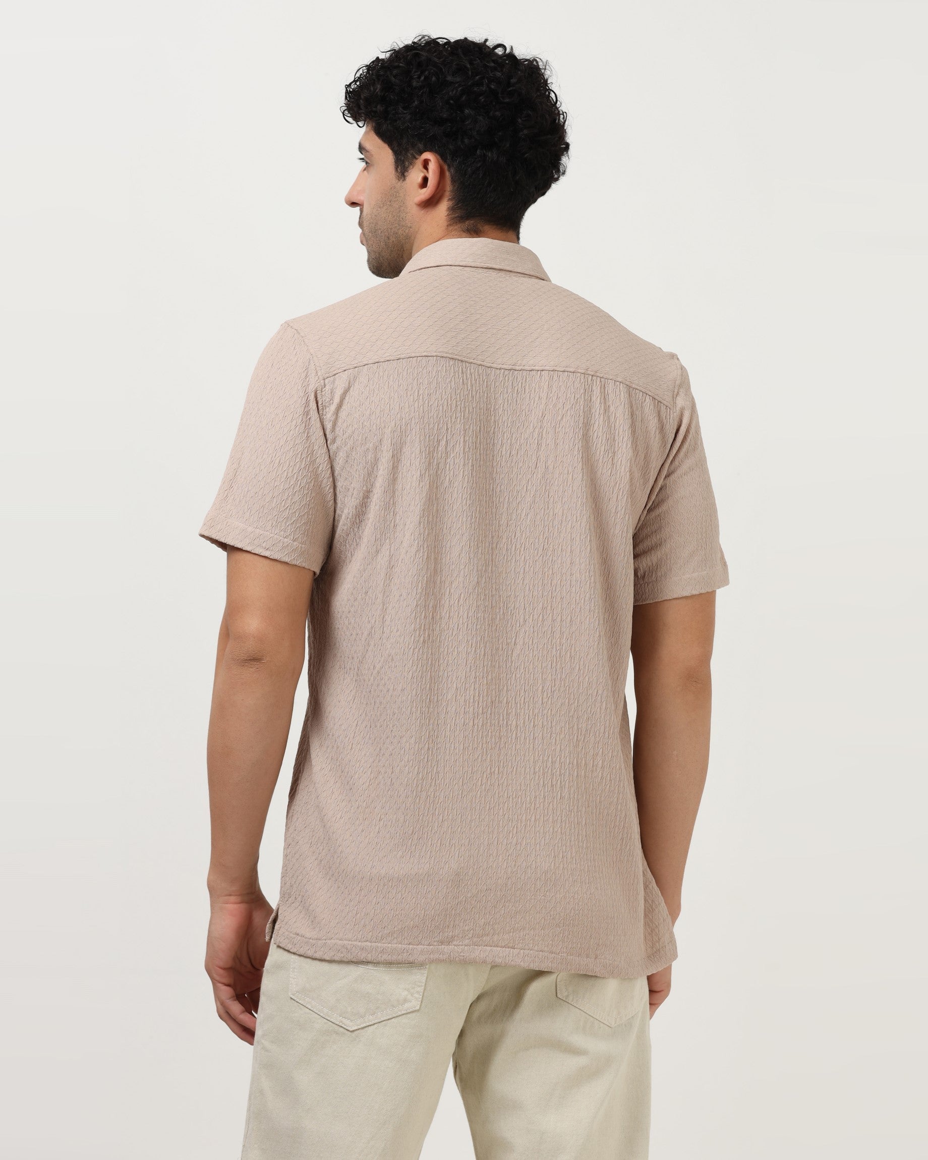 HALO Beige Knit Shirt