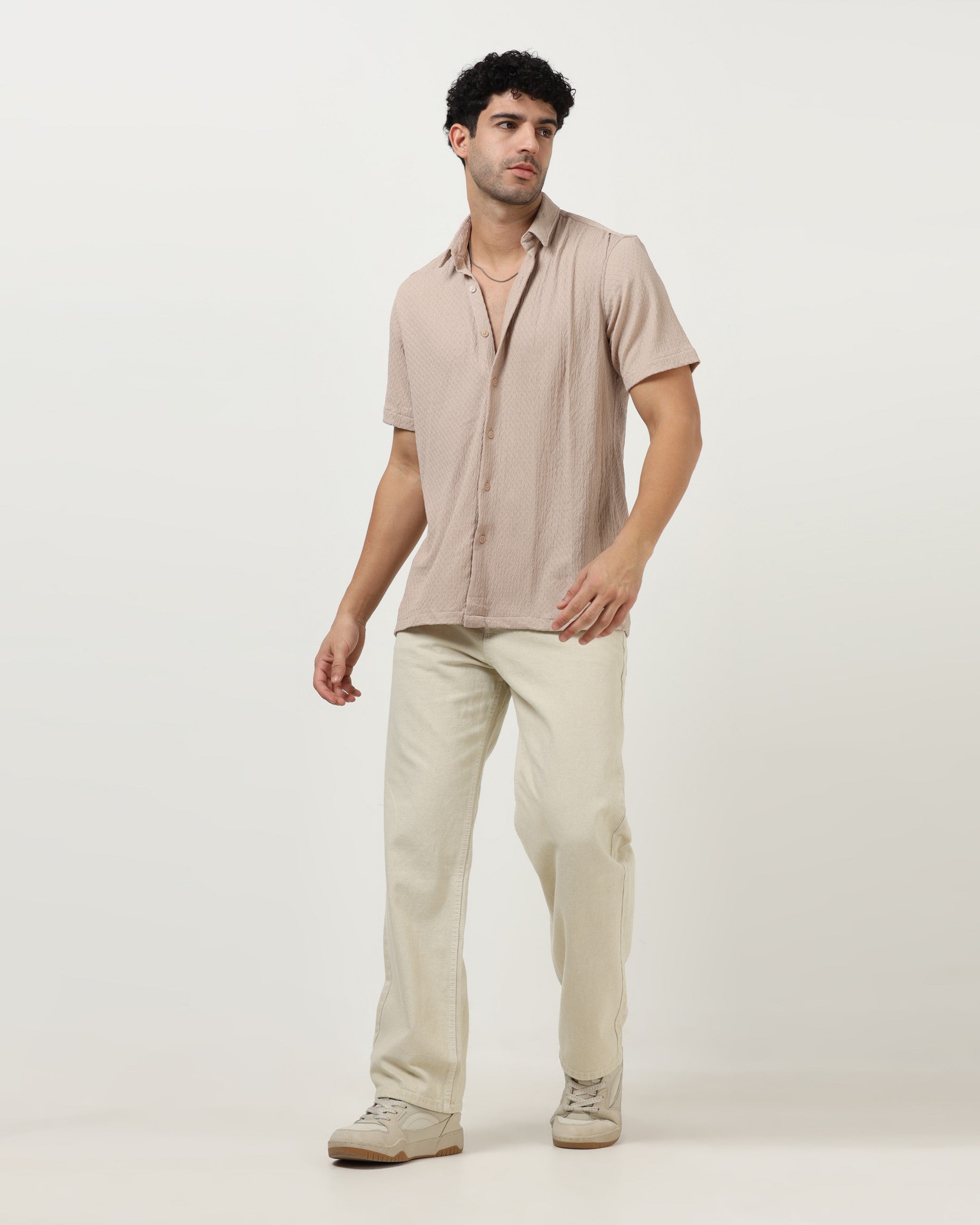 HALO Beige Knit Shirt