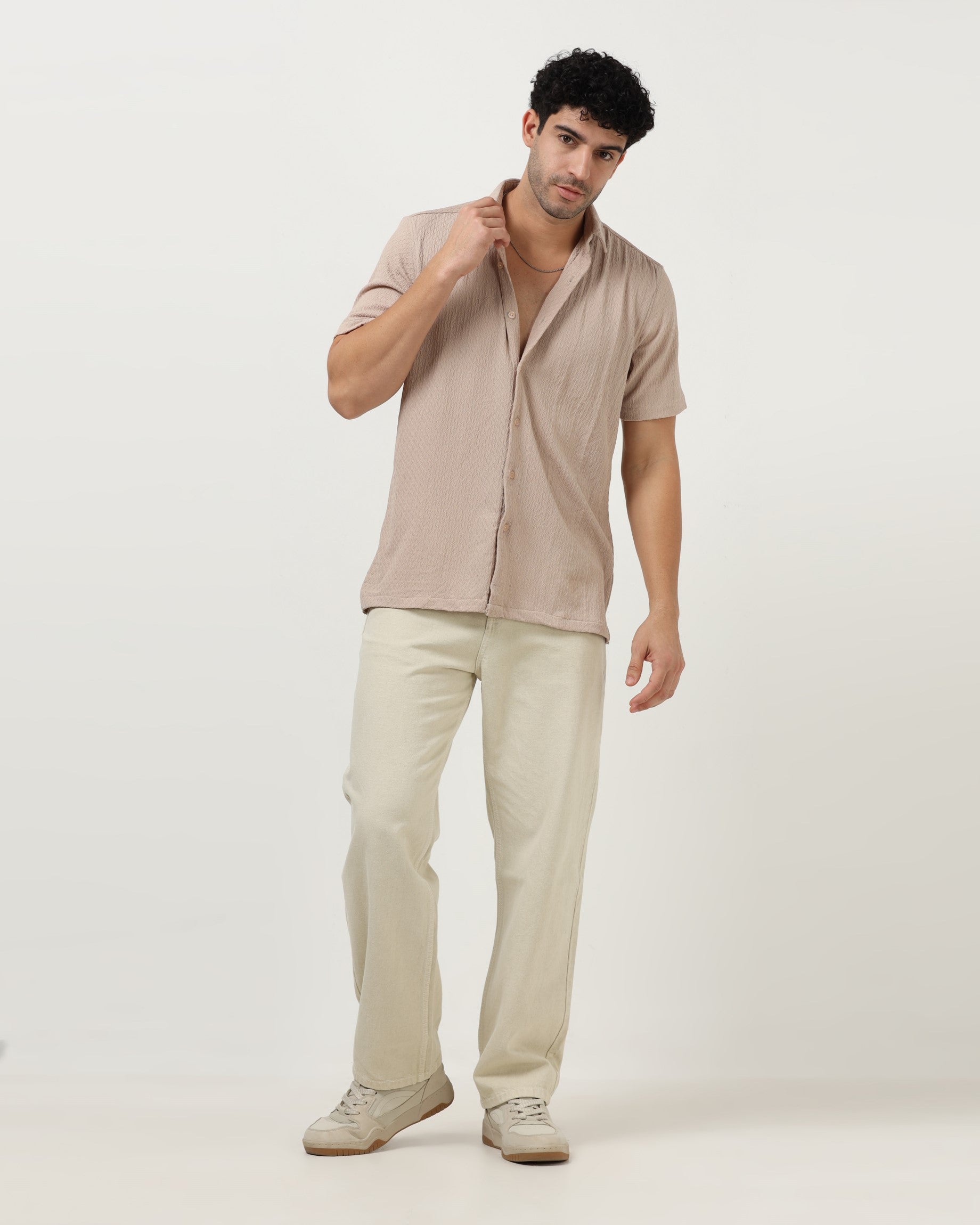 HALO Beige Knit Shirt