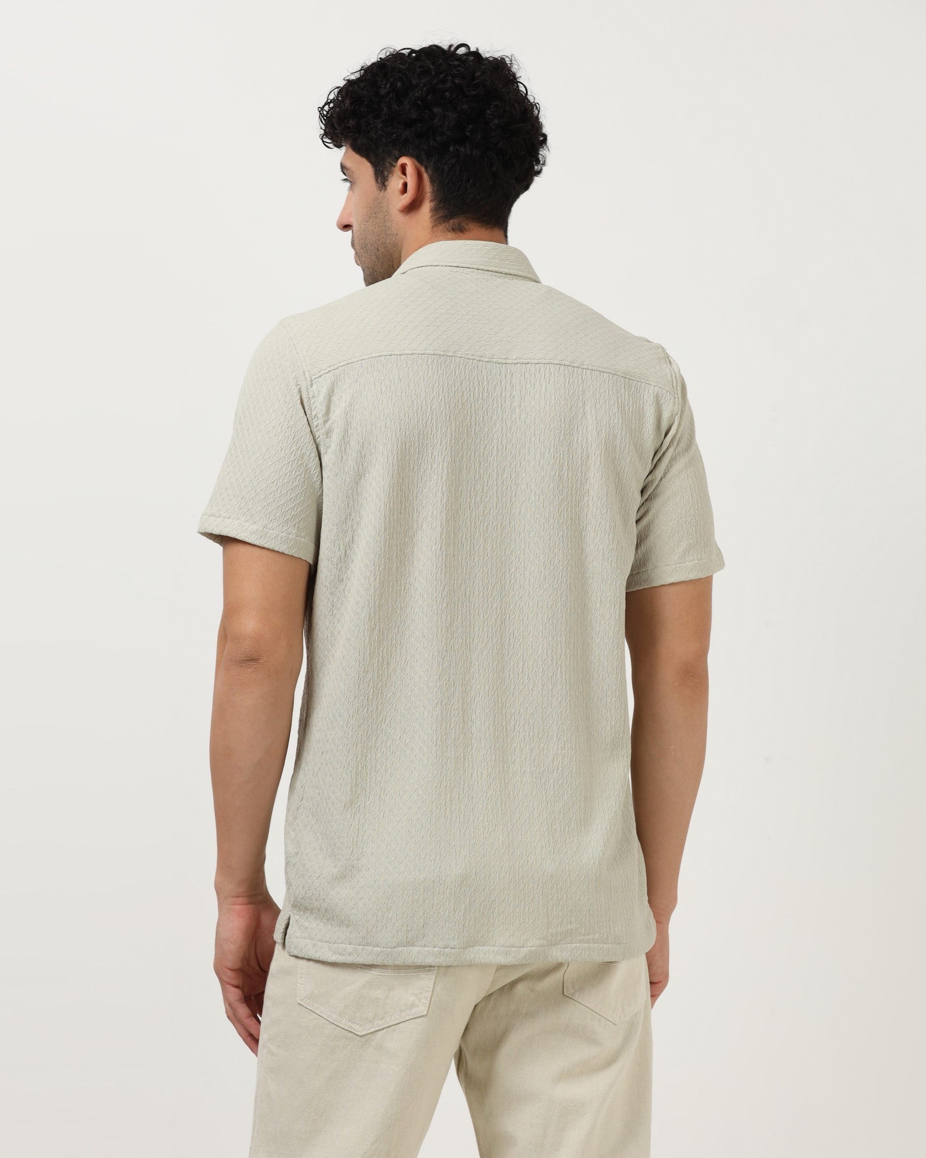 HALO Sage Green Knit Shirt
