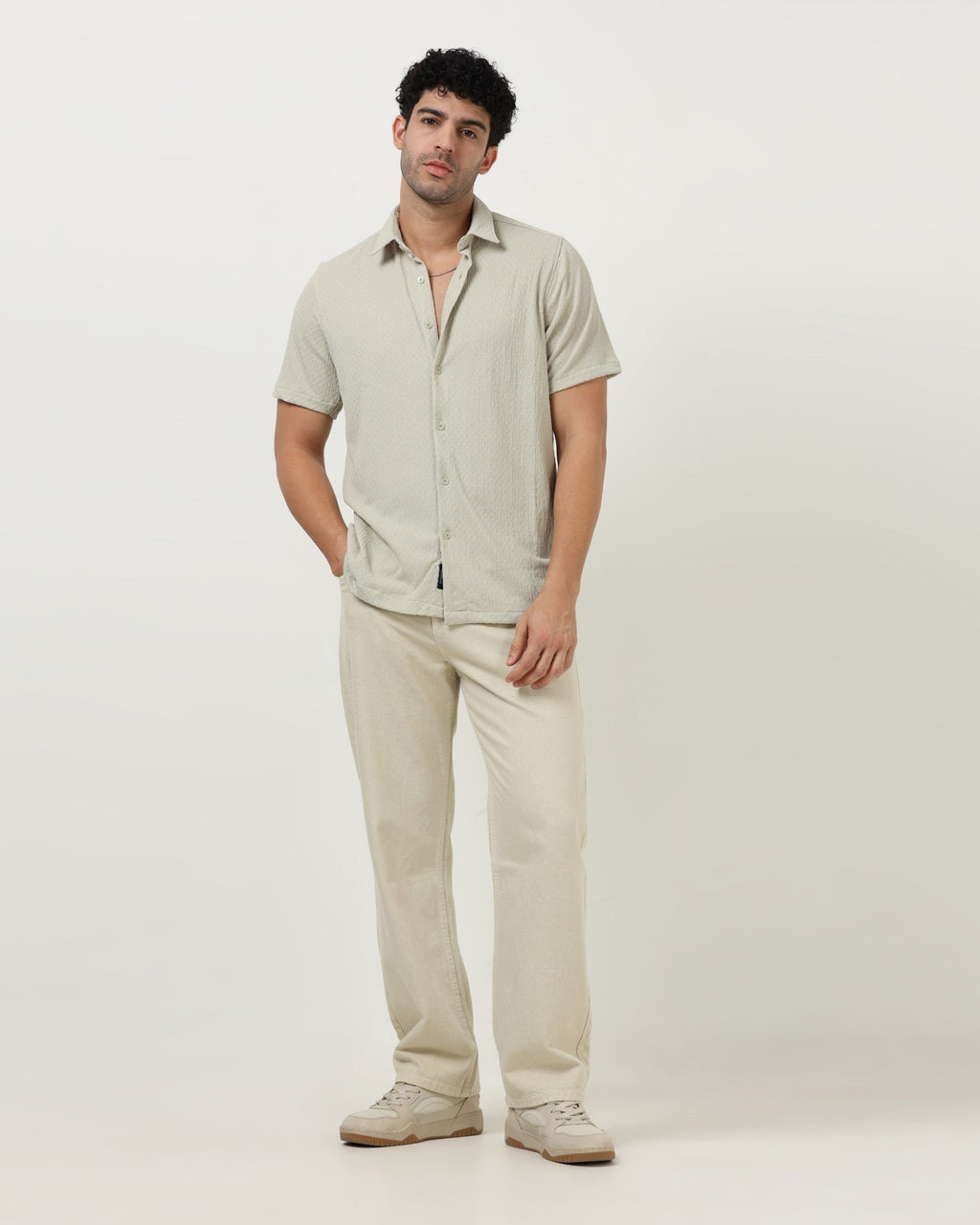 HALO Sage Green Knit Shirt
