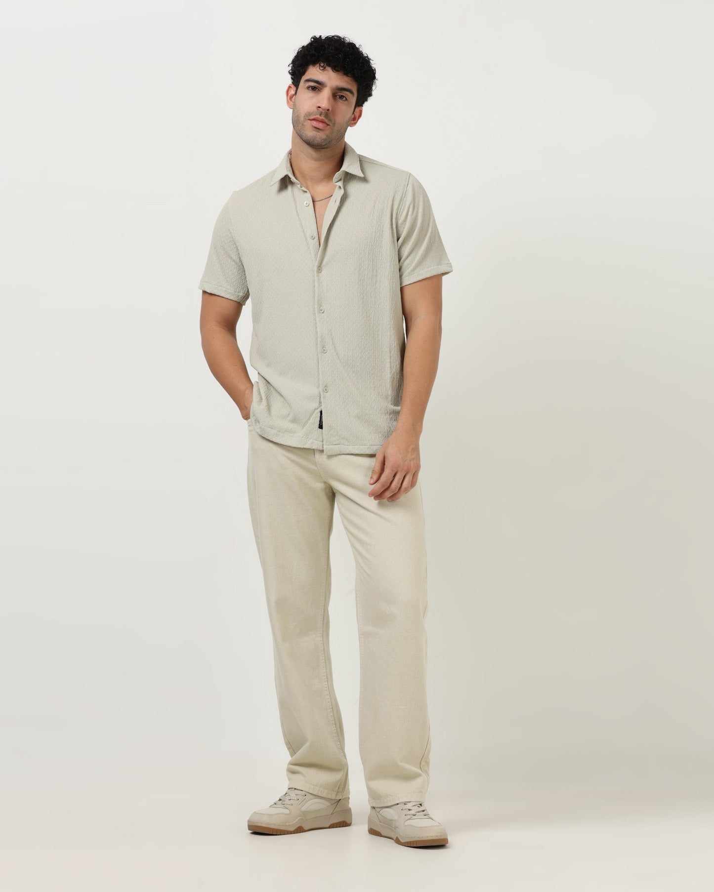 HALO Sage Green Knit Shirt