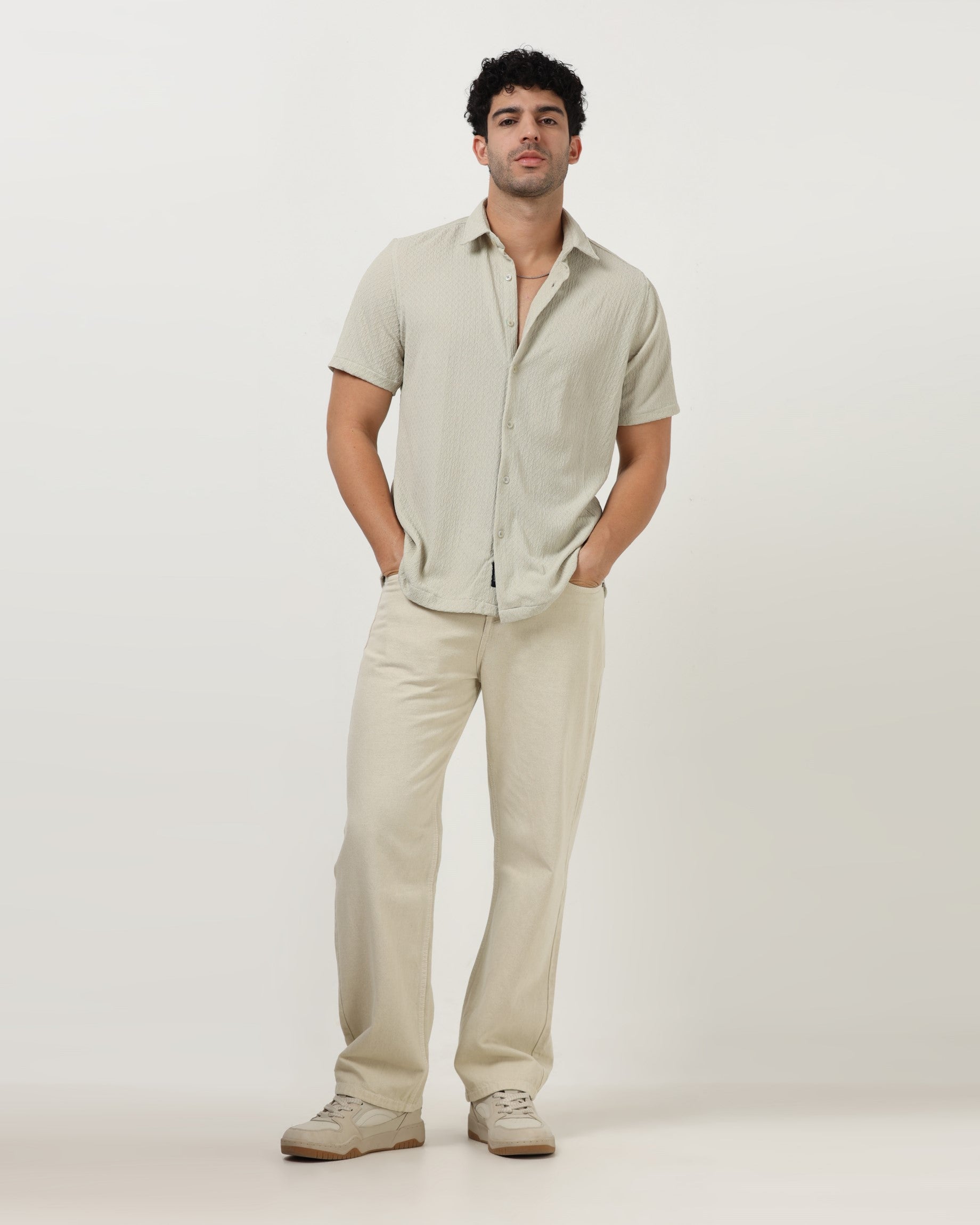 HALO Sage Green Knit Shirt