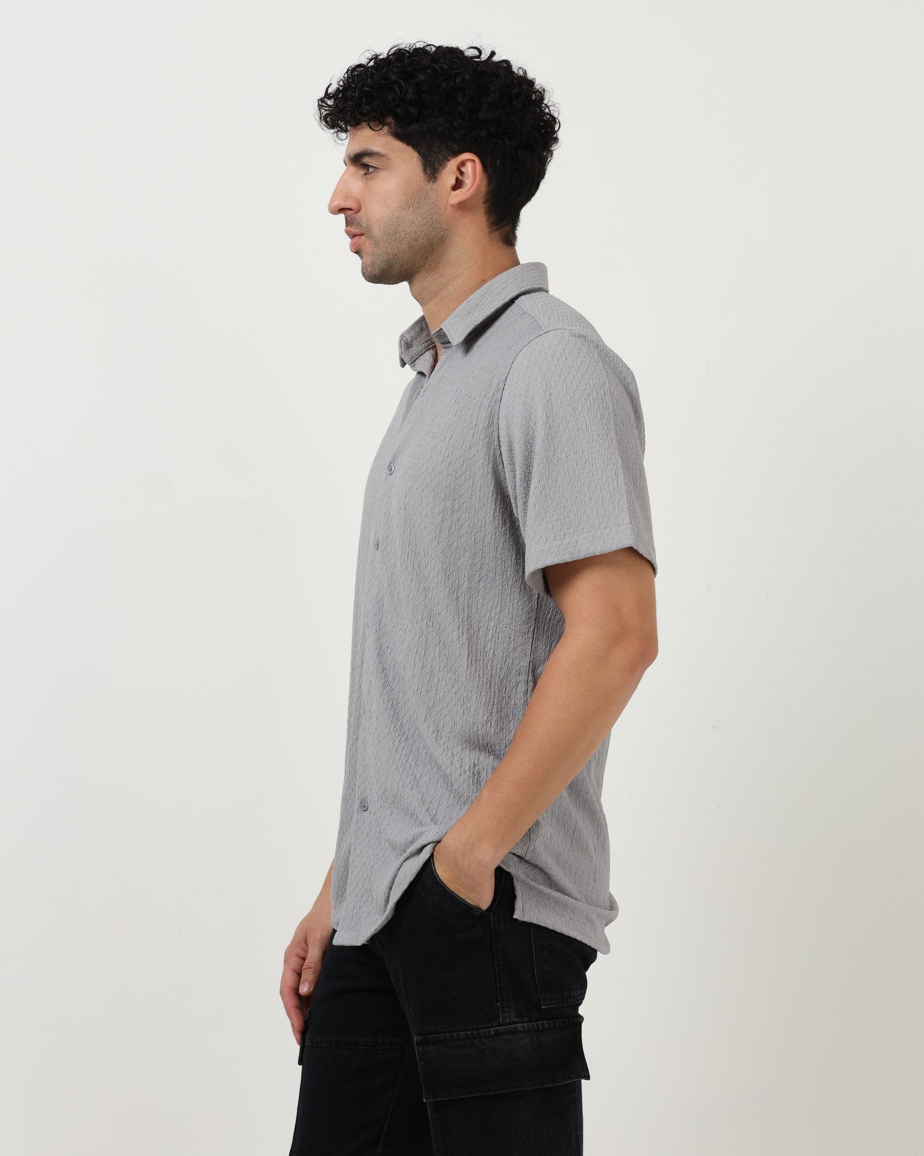 HALO Grey Knit Shirt