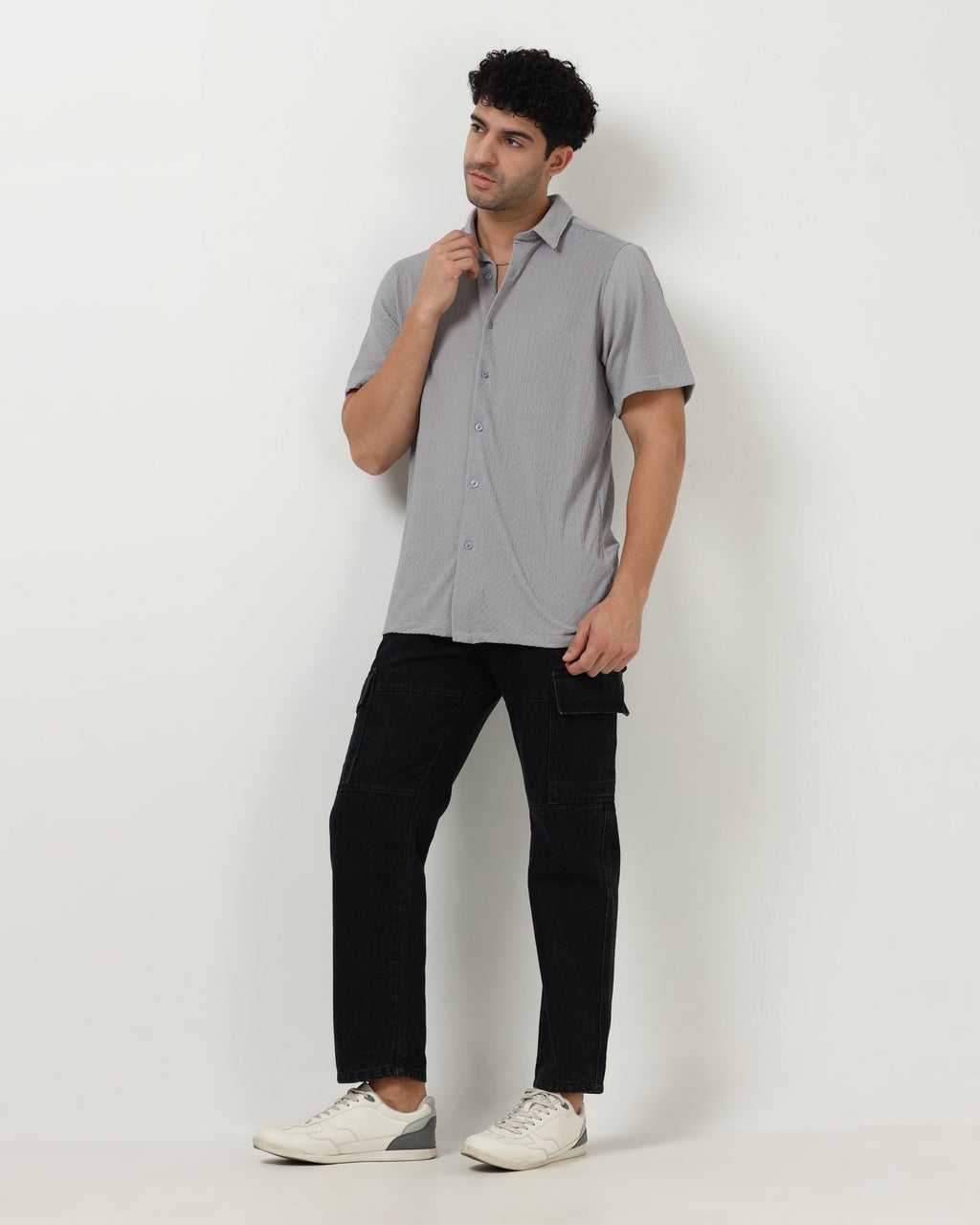 HALO Grey Knit Shirt