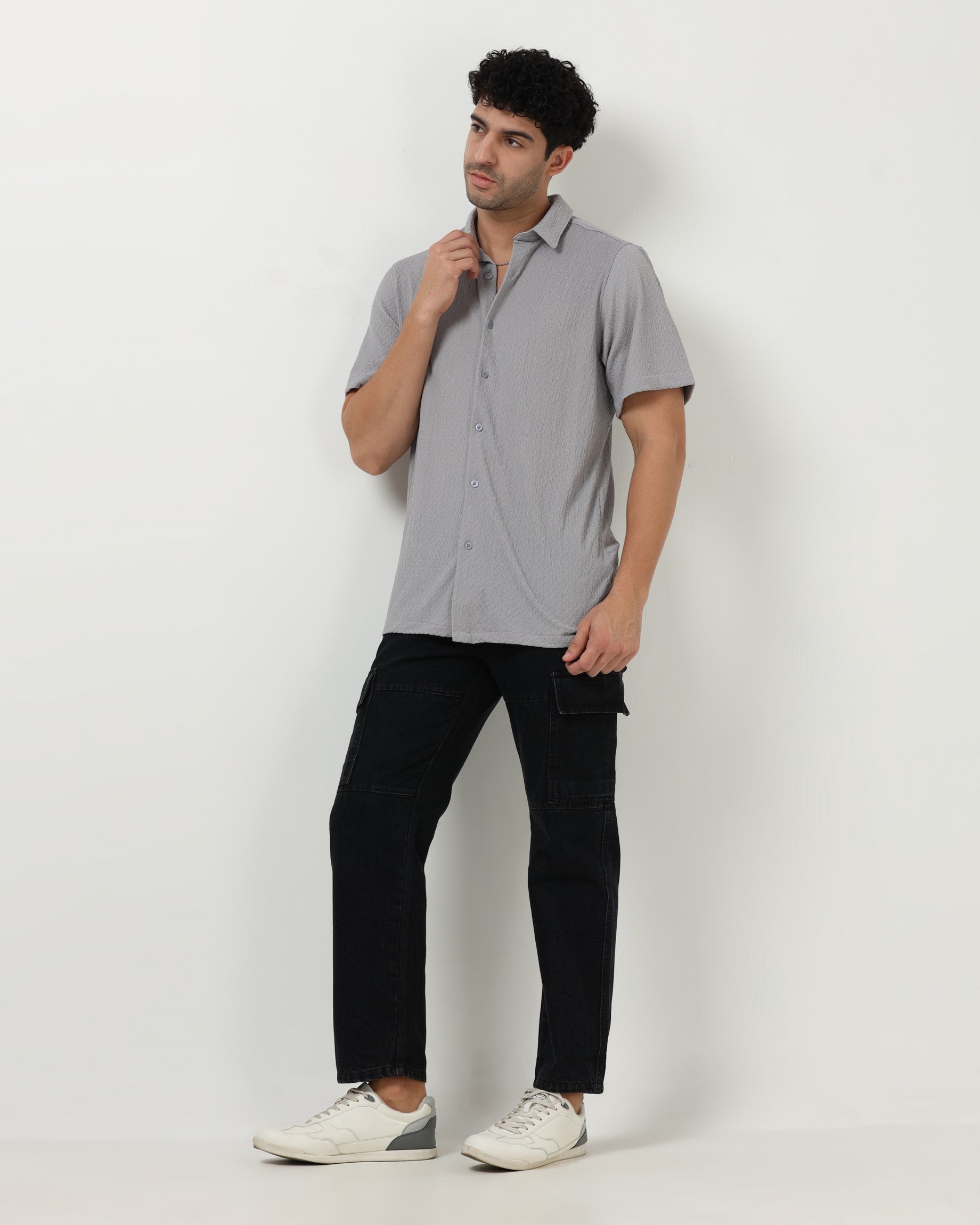 HALO Grey Knit Shirt