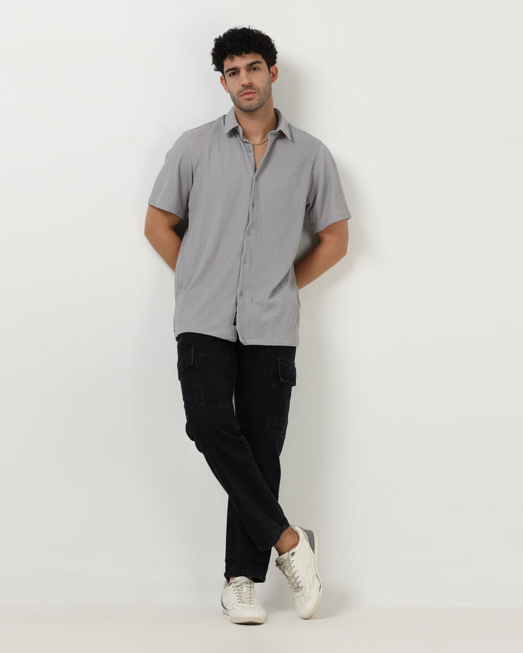 HALO Grey Knit Shirt